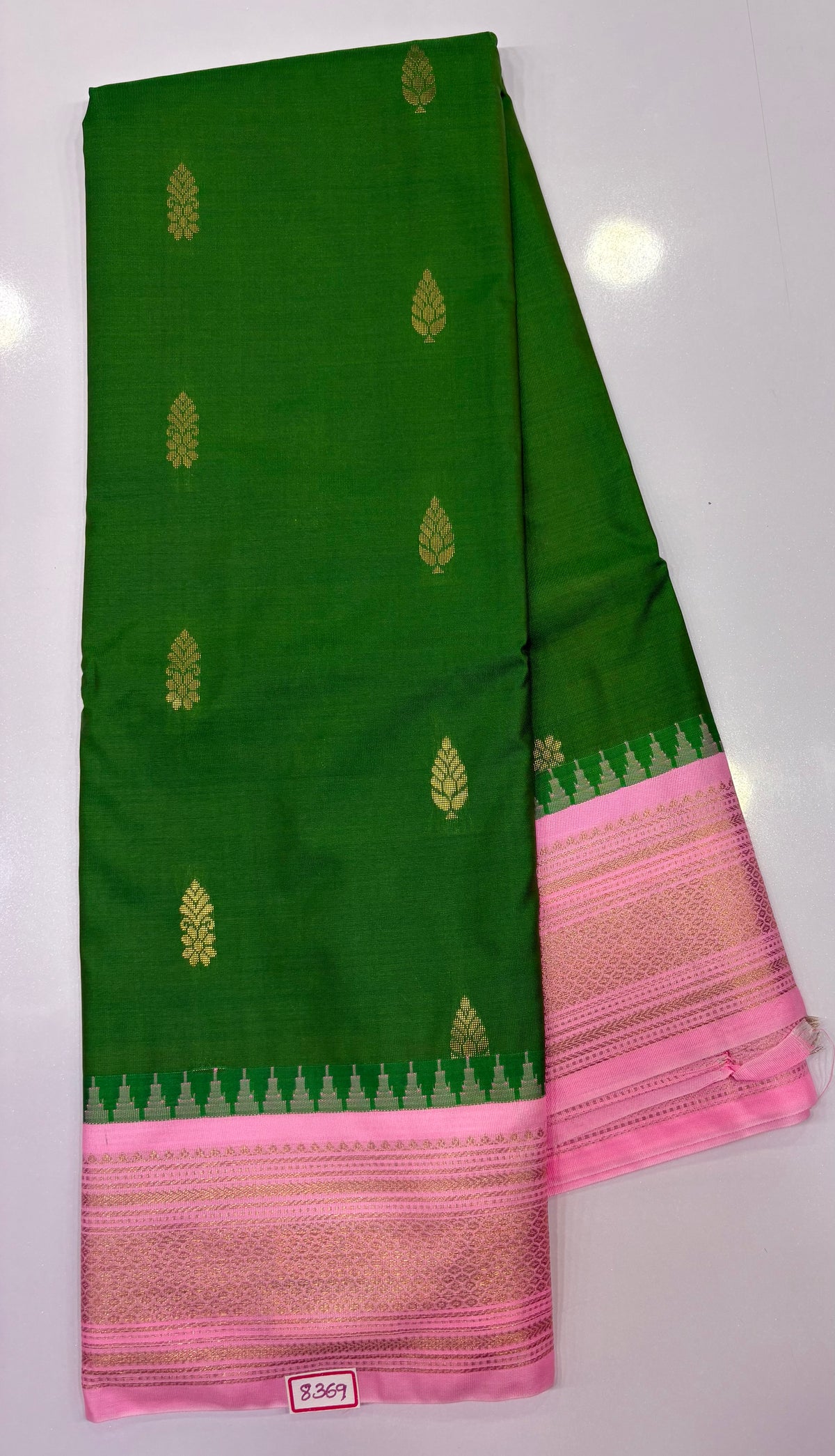 Semi Gadwal Silk Small border