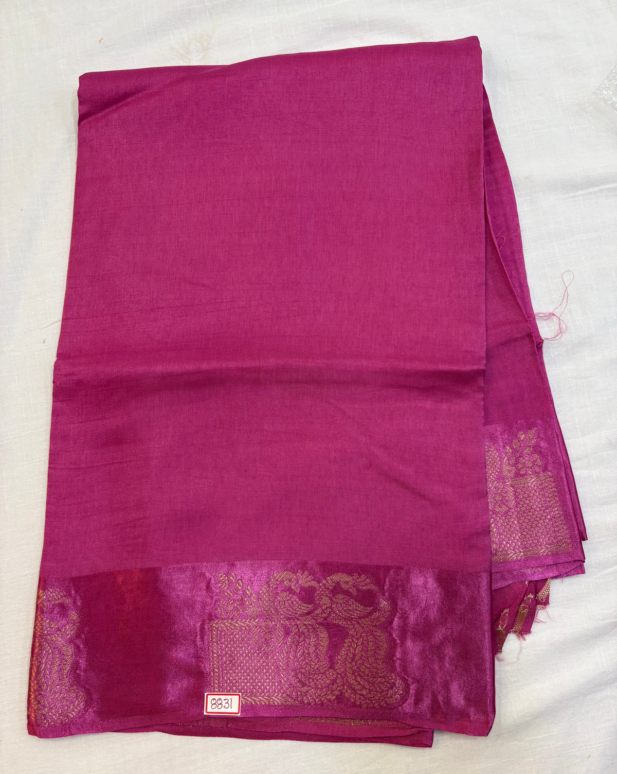 HO Satin Border Saree