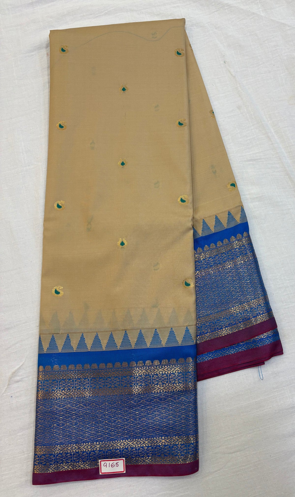 Semi Gadwal Silk Small Border Saree