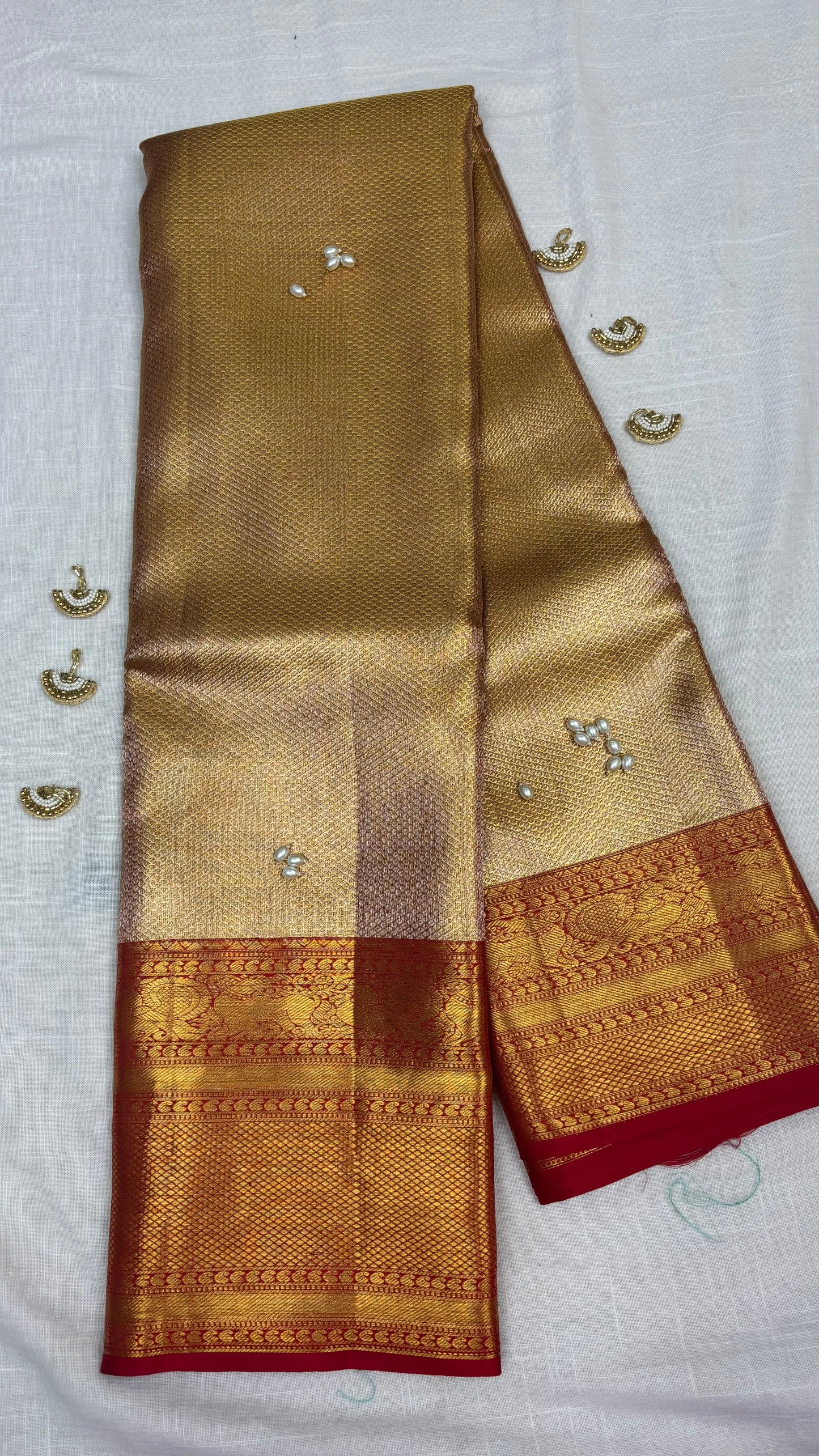 Pure Kanchi Tissue 1 Gram saree