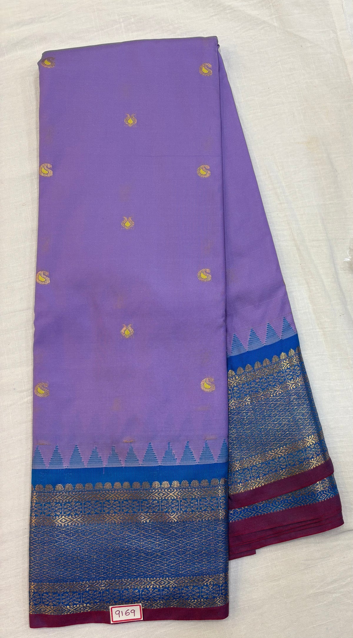 Semi Gadwal Silk Small Border Saree