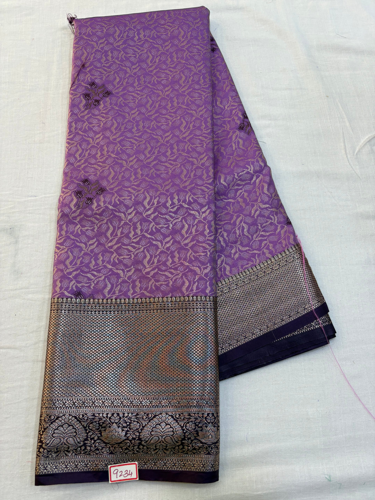 Semi Kanchi Pattu Saree - Pencil Work