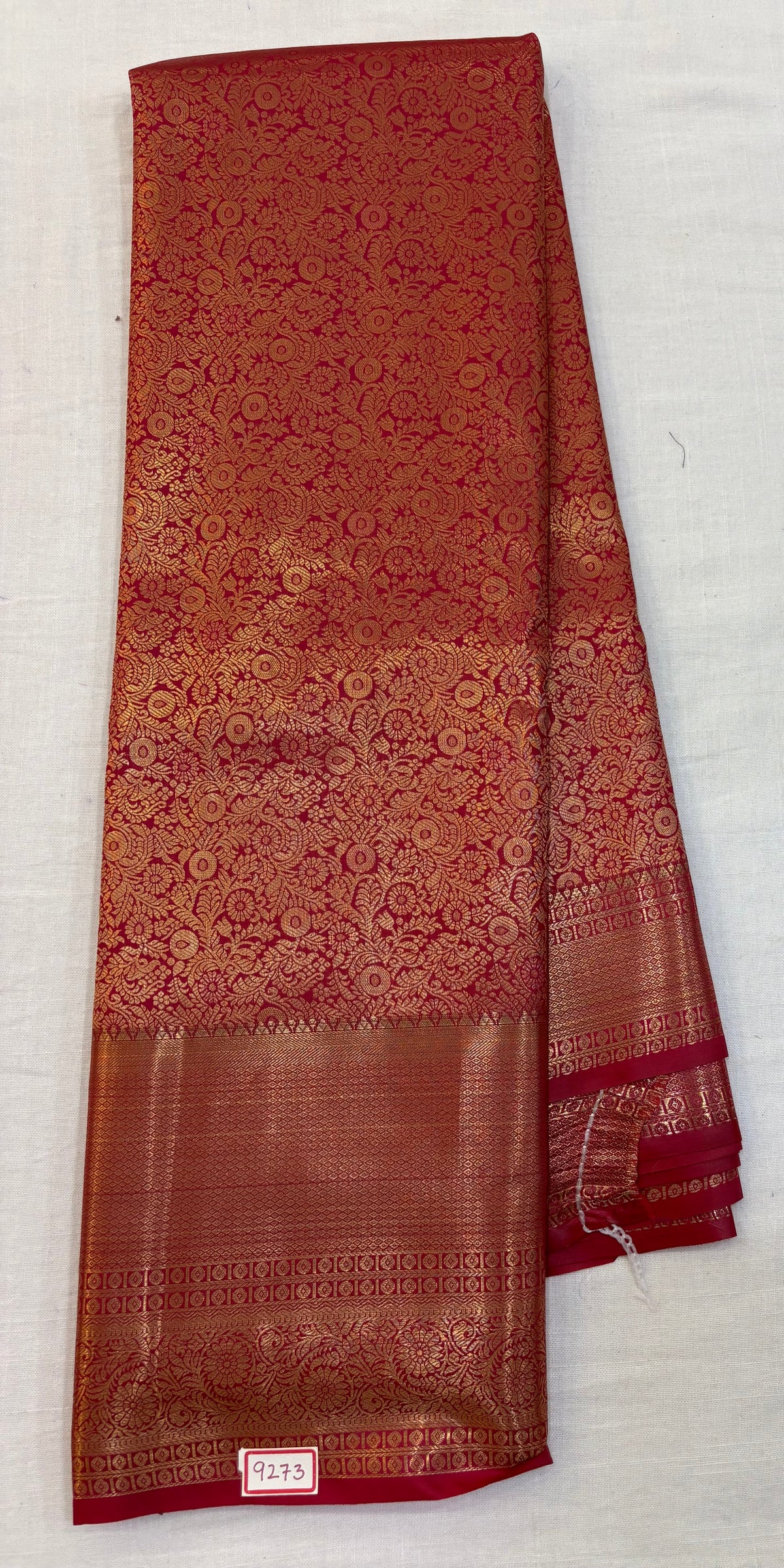 Semi Kanchi Pattu Saree - Pencil Work