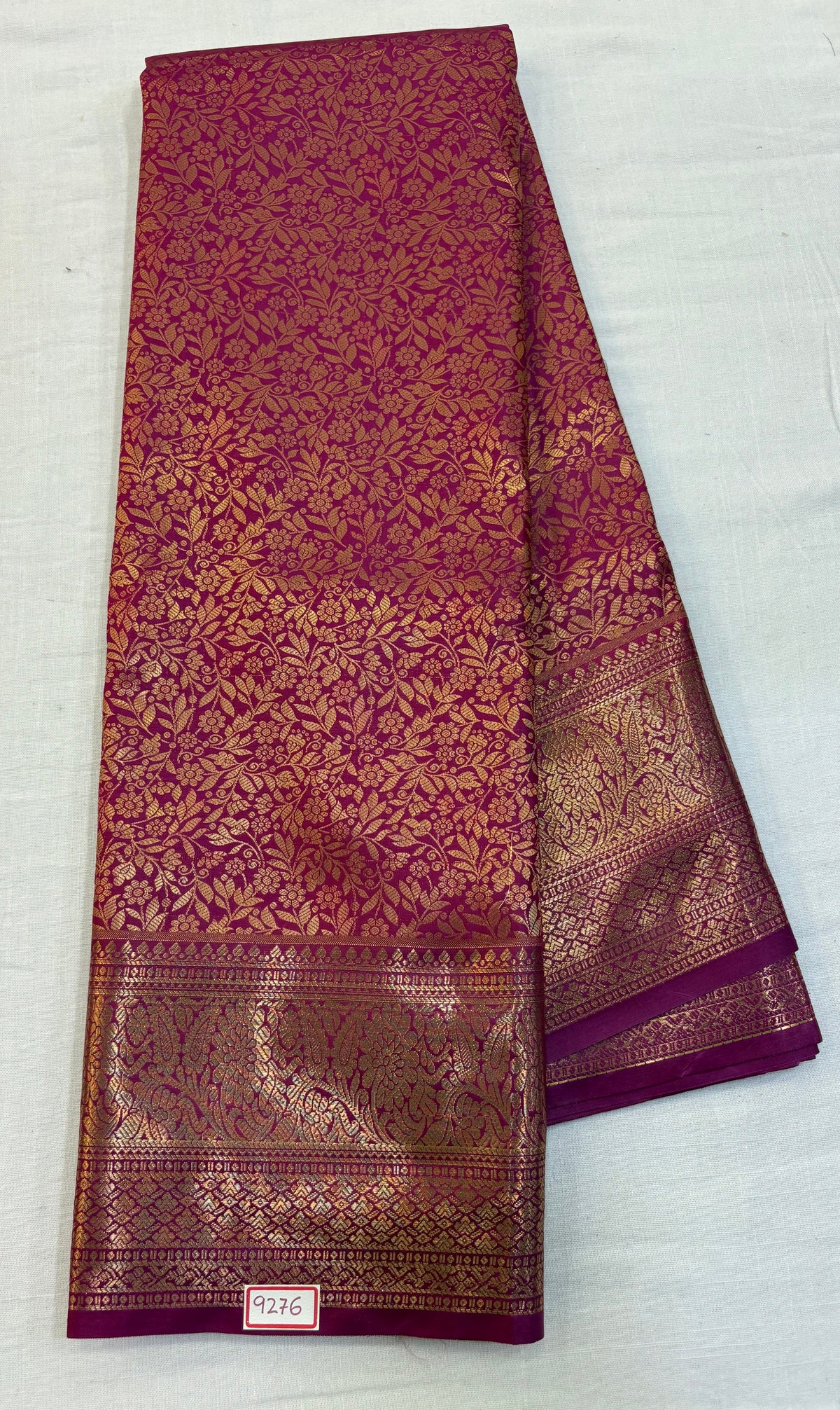 Semi Kanchi Pattu Saree - Pencil Work