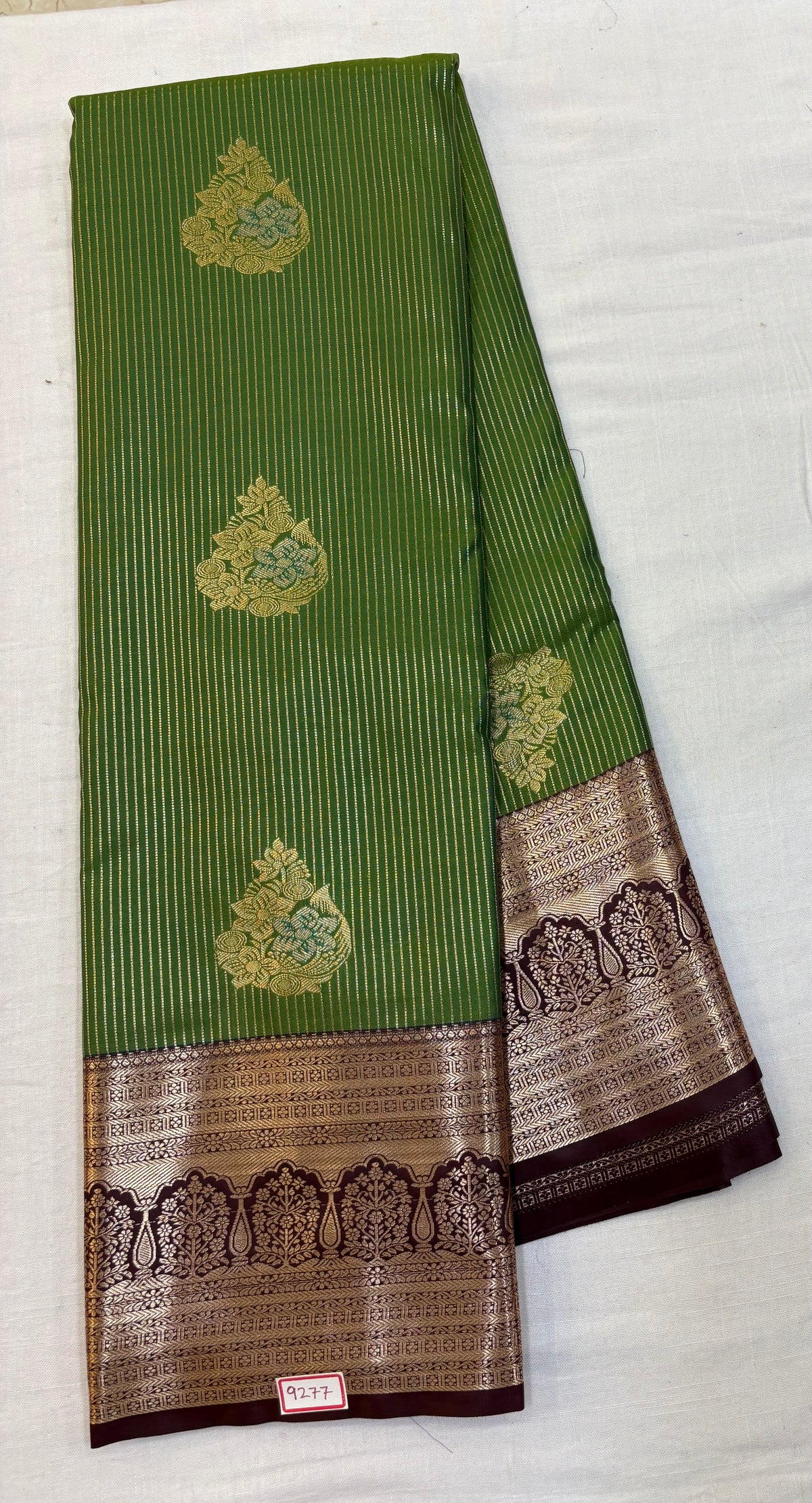 Semi Kanchi Pattu Saree - Pencil Work