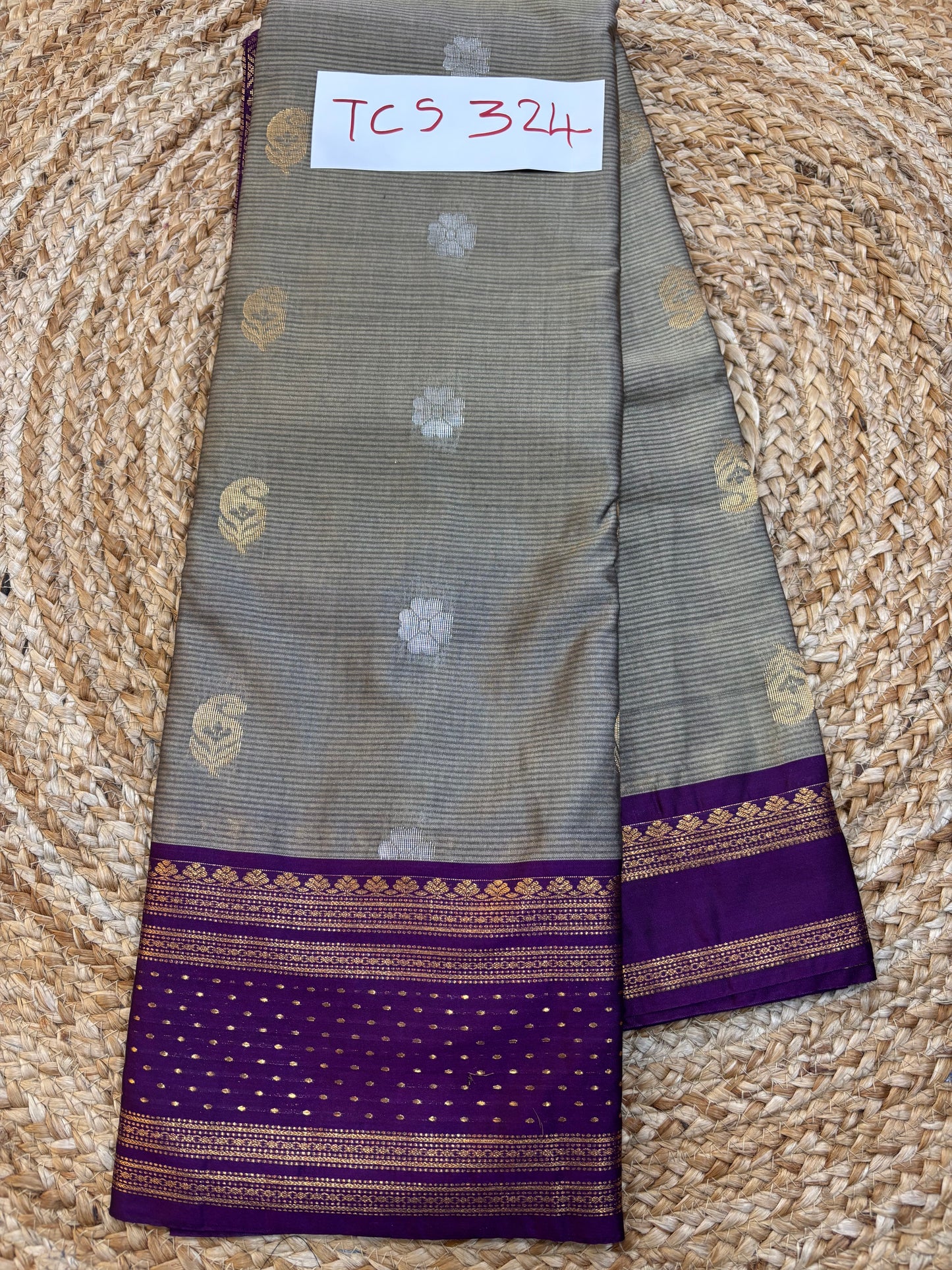 Semi Gadwal Gadwal Sico Vintage saree