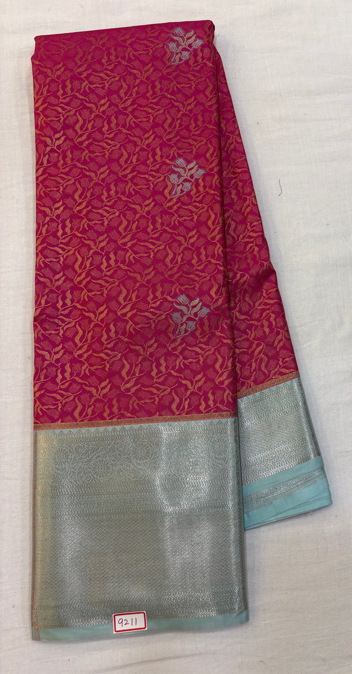 Semi Kanchi Pattu Saree - Pencil Work