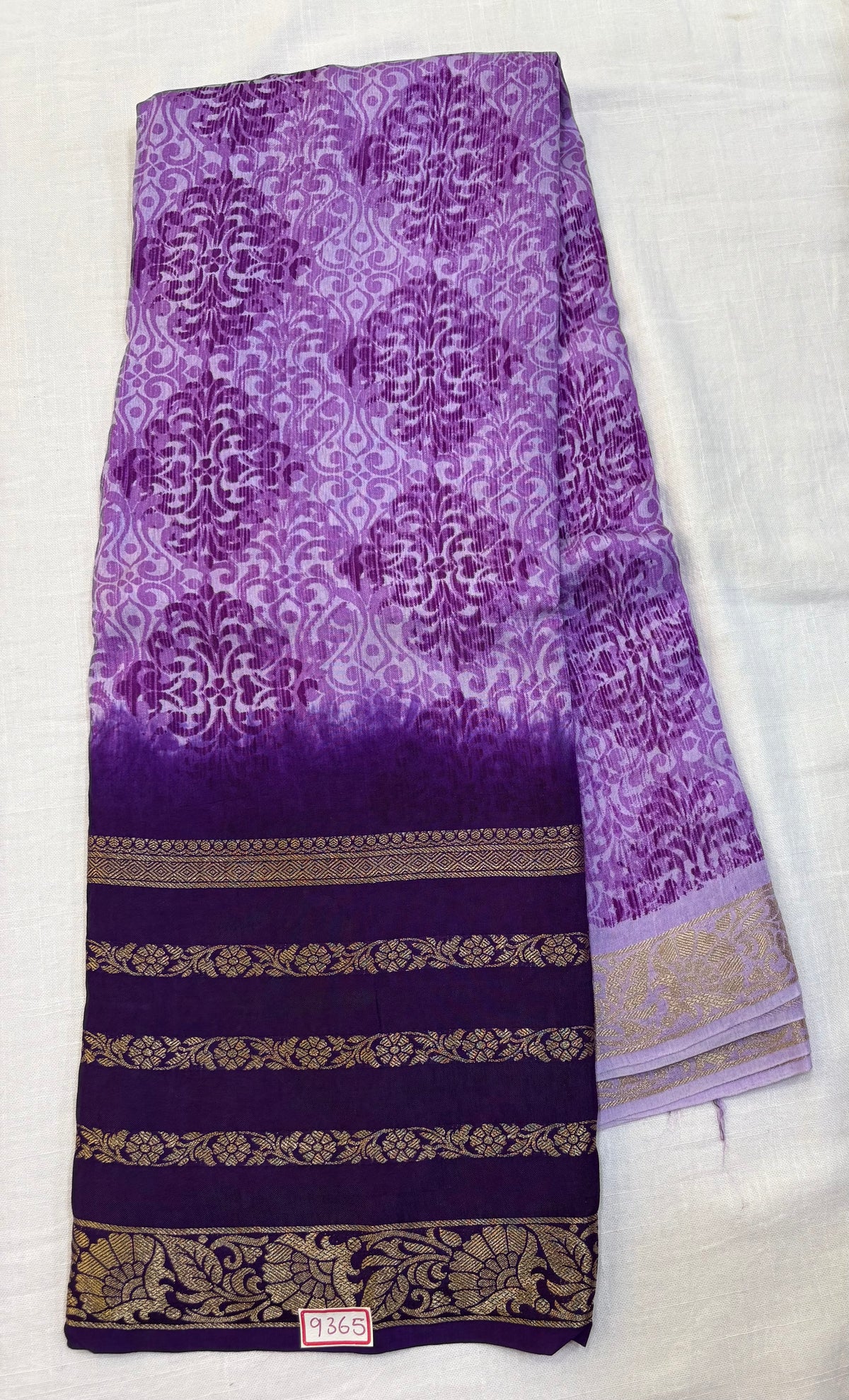 Mysore Crepe Digital Printed Saree