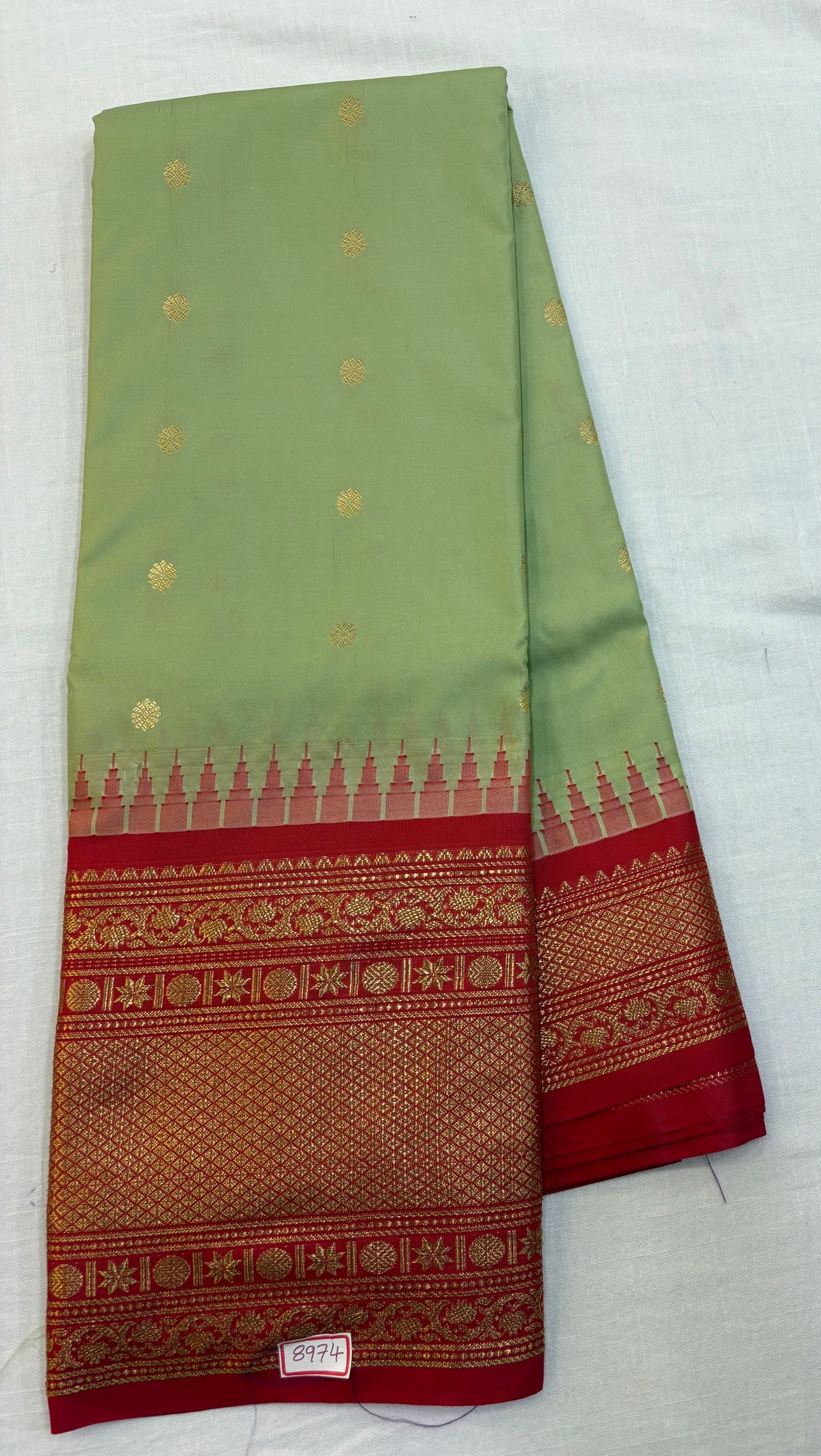 Semi Gadwal Silk Big Border Saree