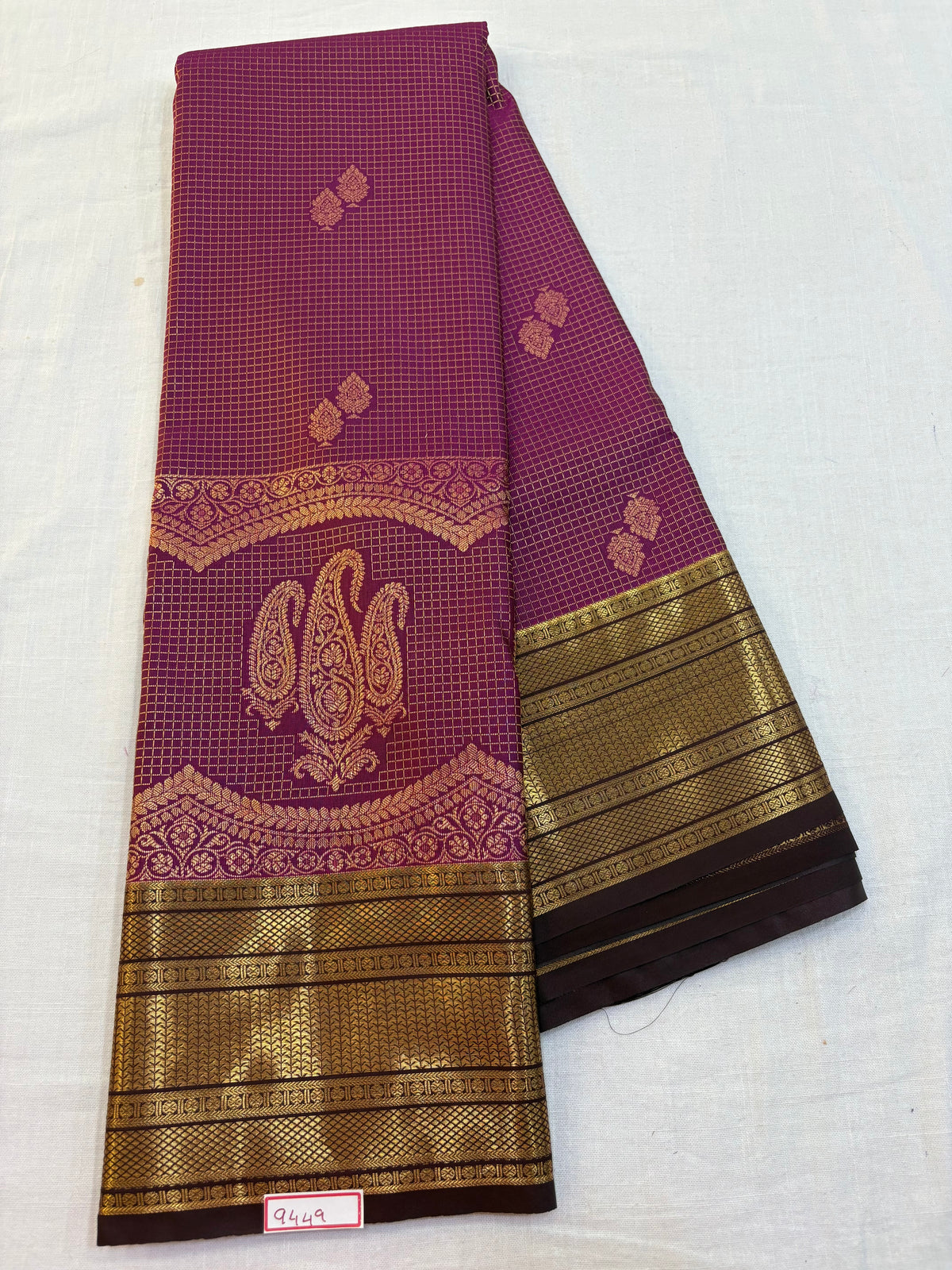 Skirt Border Semi Kanchi Pattu Saree