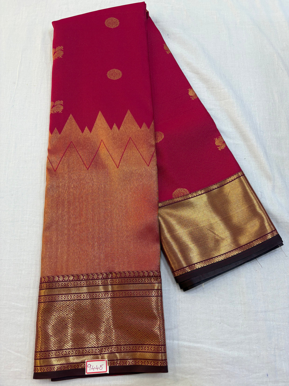 Skirt Border Semi Kanchi Pattu Saree