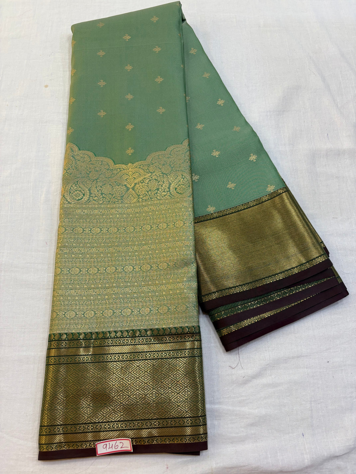 Skirt Border Semi Kanchi Pattu Saree
