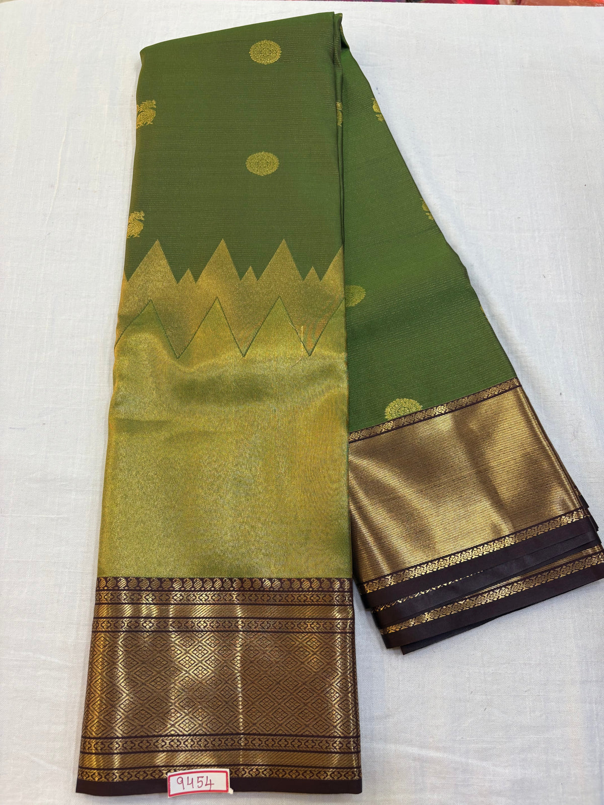 Skirt Border Semi Kanchi Pattu Saree