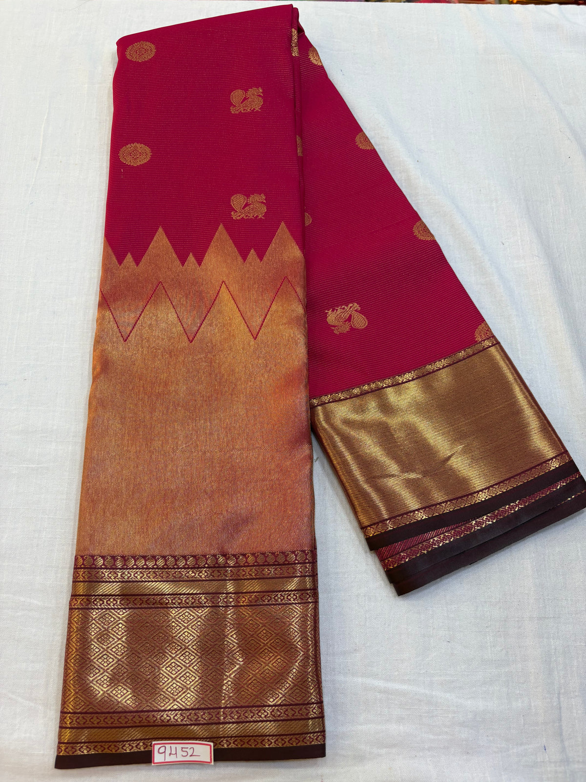 Skirt Border Semi Kanchi Pattu Saree