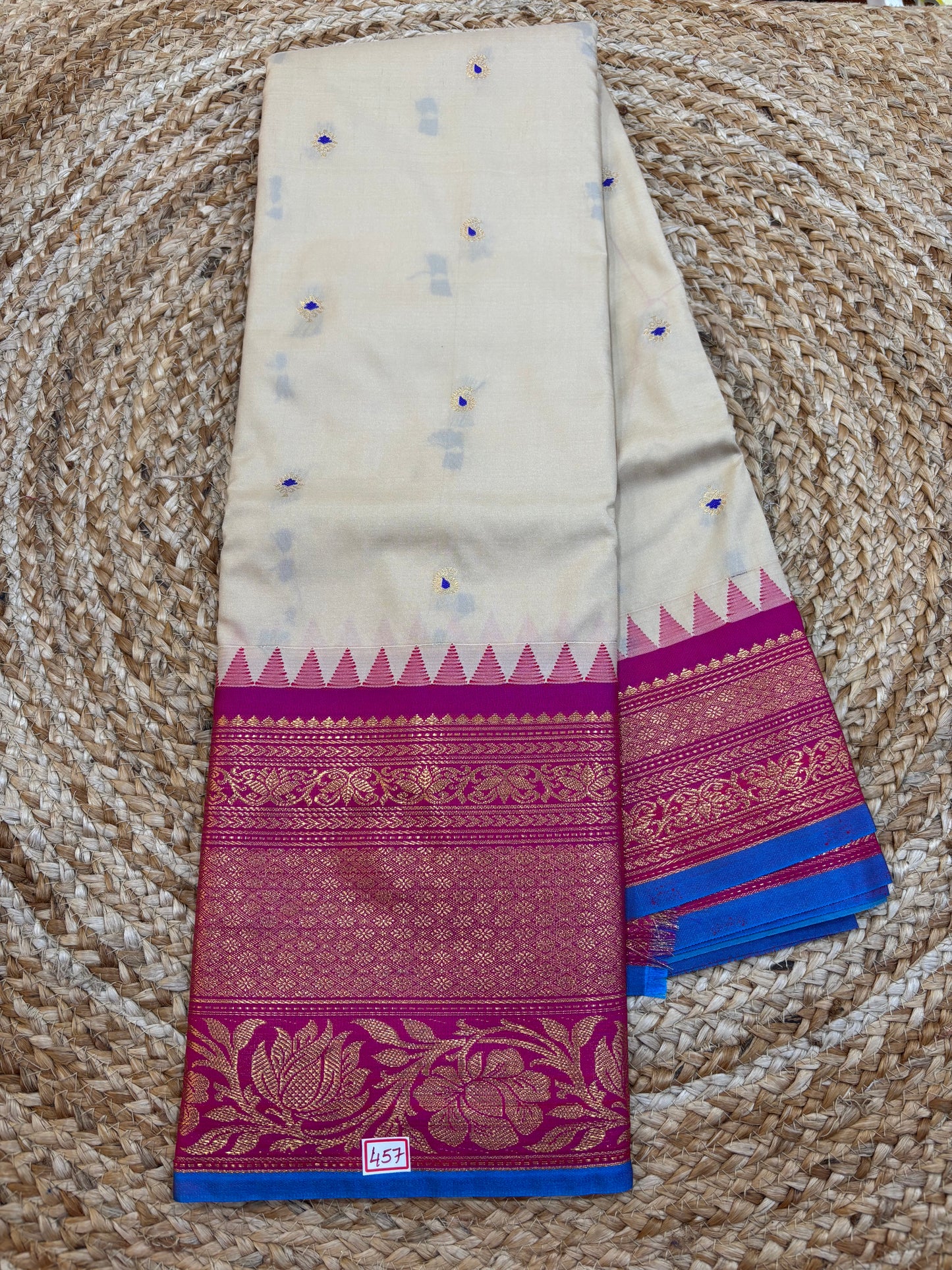 Semi Gadwal Silk Saree