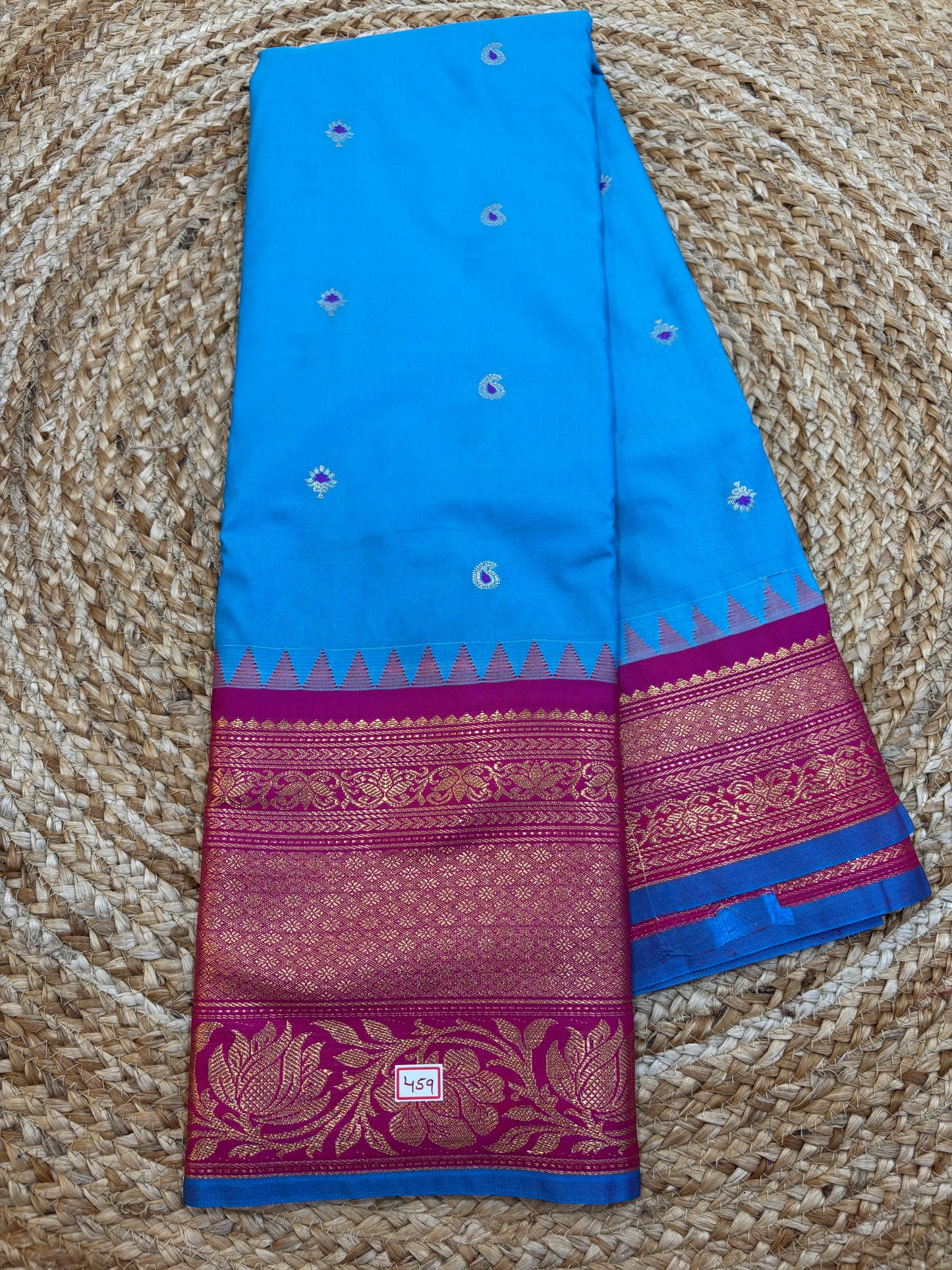 Semi Gadwal Silk Saree