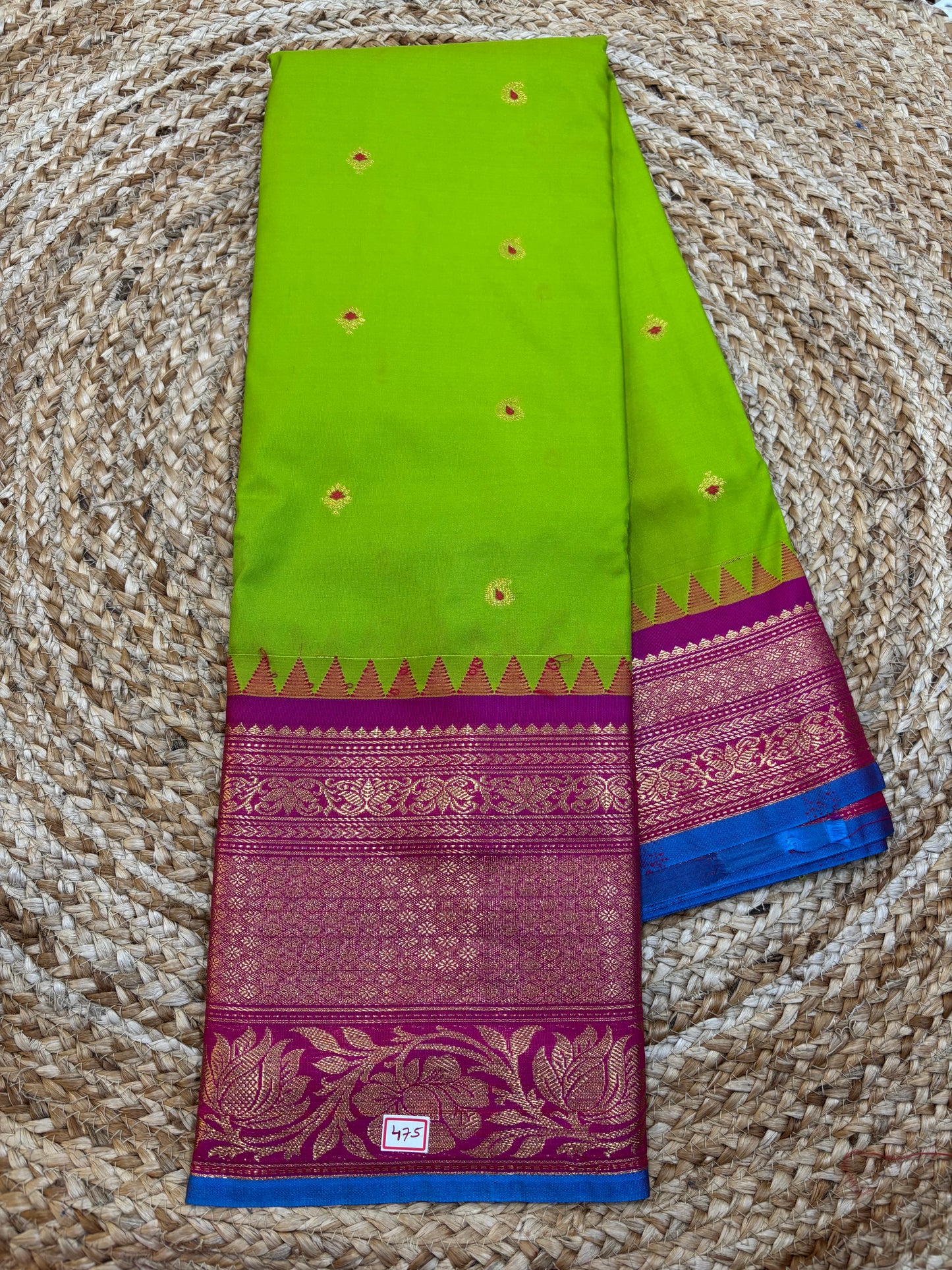 Semi Gadwal Silk Saree