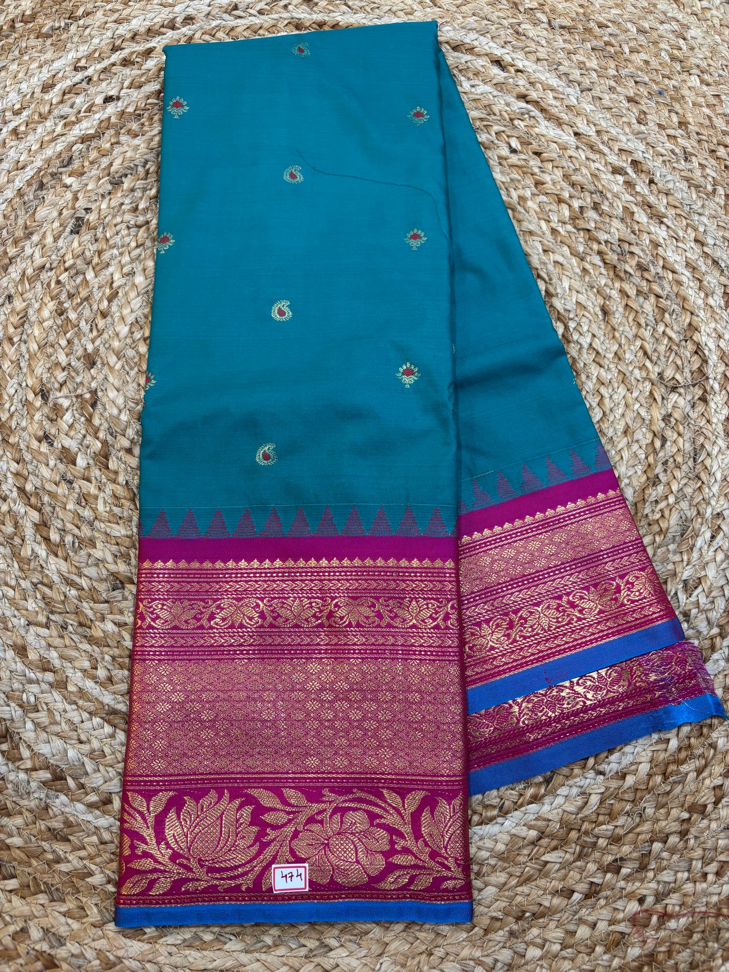 Semi Gadwal Silk Saree