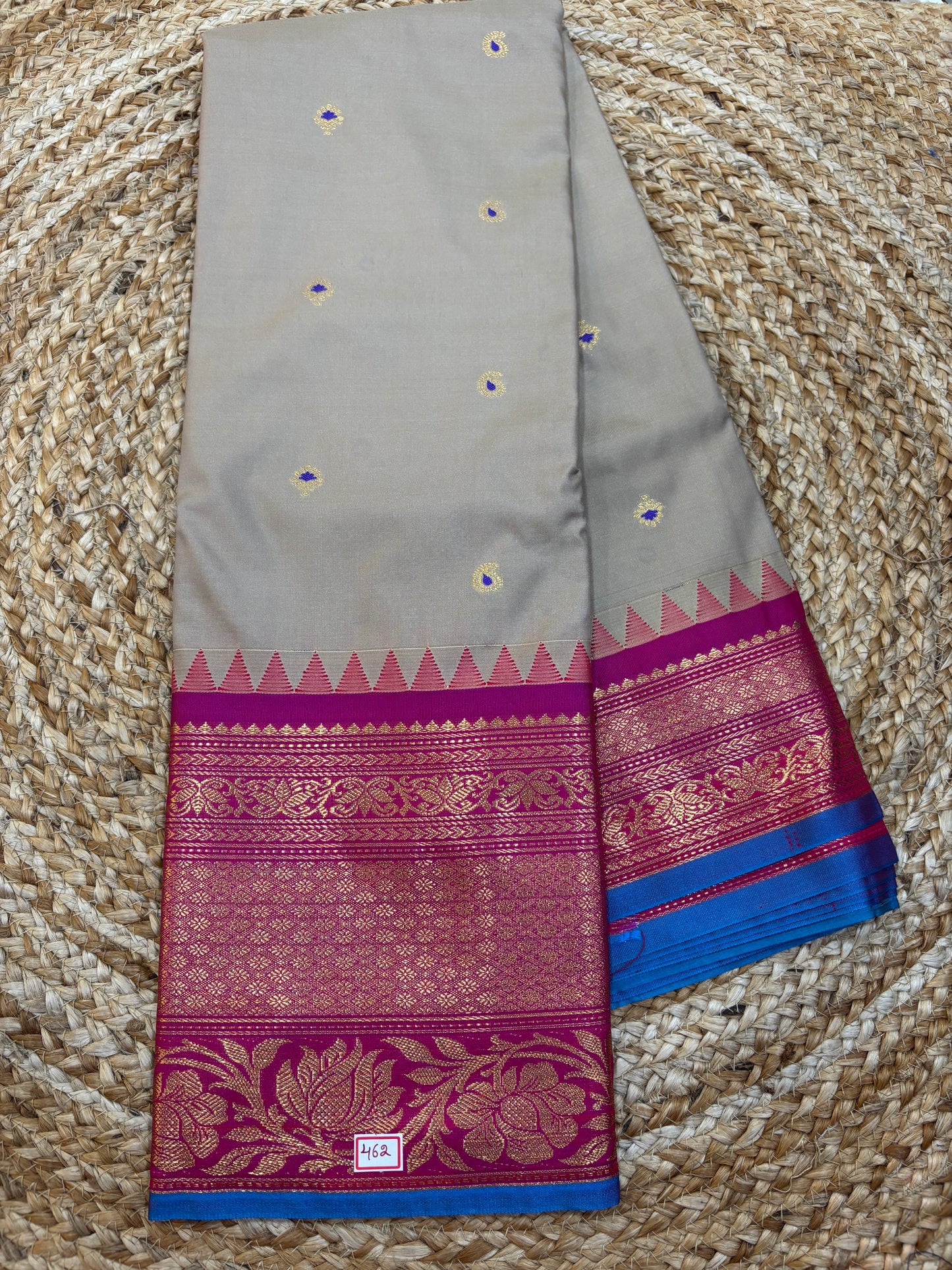 Semi Gadwal Silk Saree