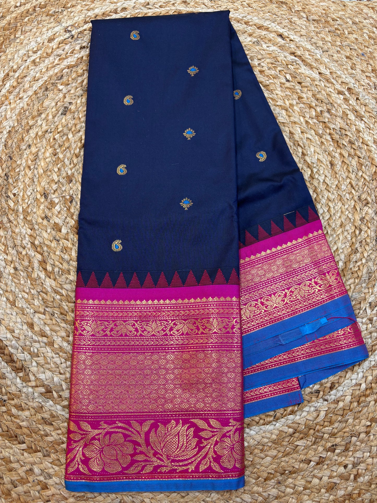 Semi Gadwal Silk Saree