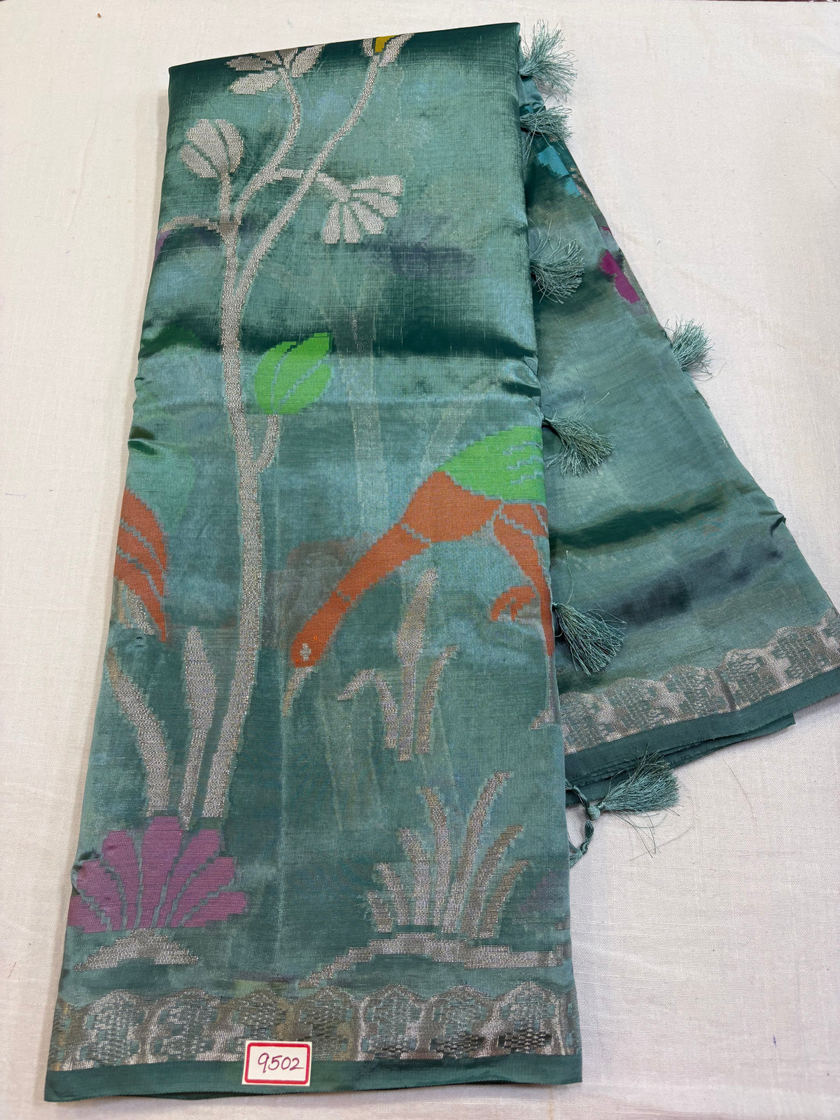Paper Silk Jamdani sarees
