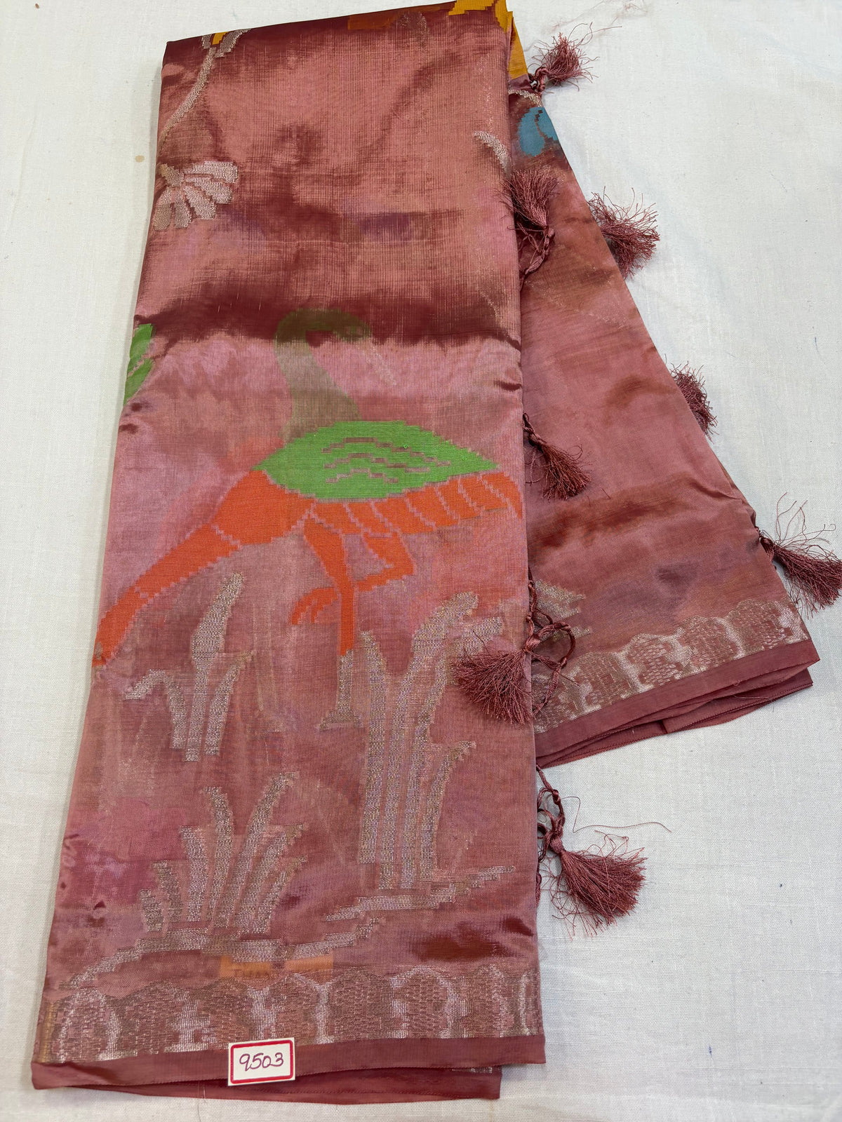 Paper Silk Jamdani sarees