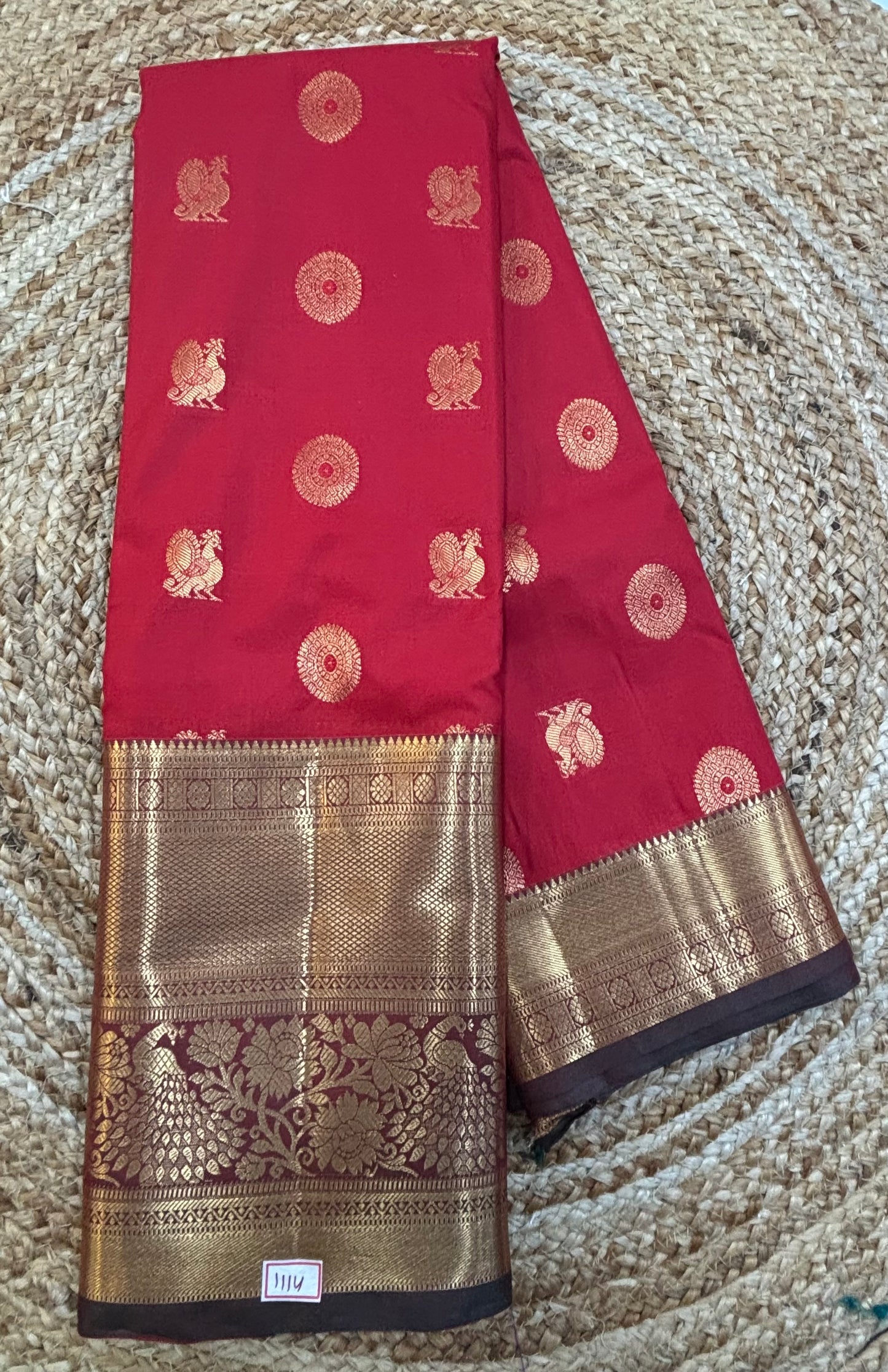 Semi Kanchi Butta Sarees