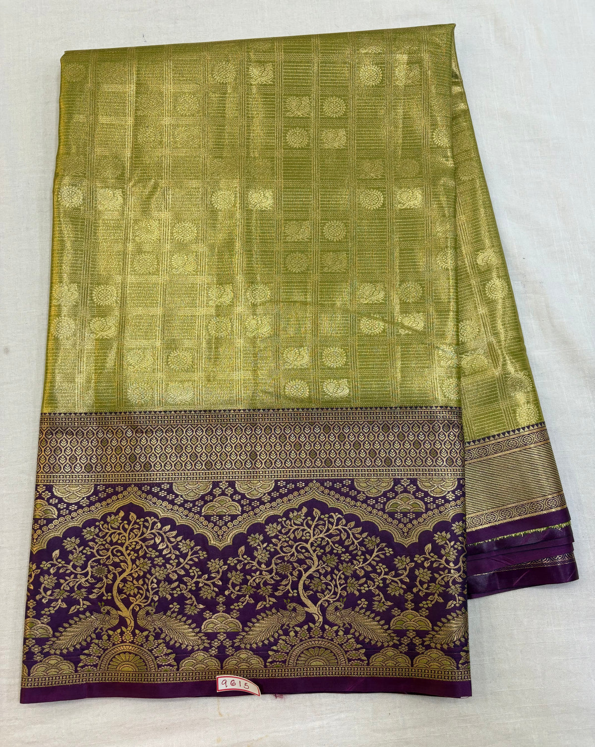 Semi Kanchi Meenakari Pattu Saree