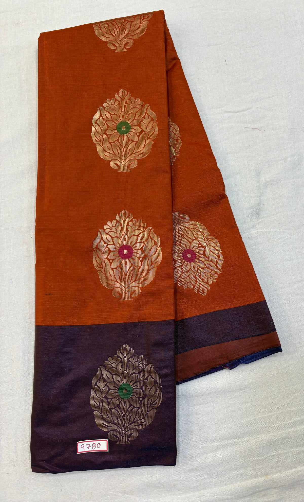 Semi Uppada Saree - Borderless Design