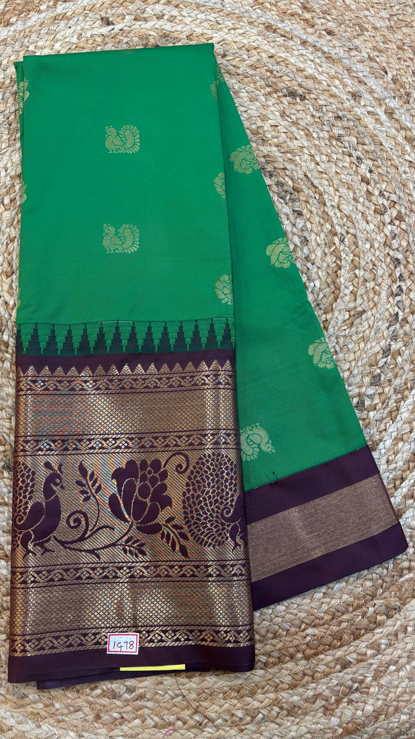 Semi Gadwal Silk Saree