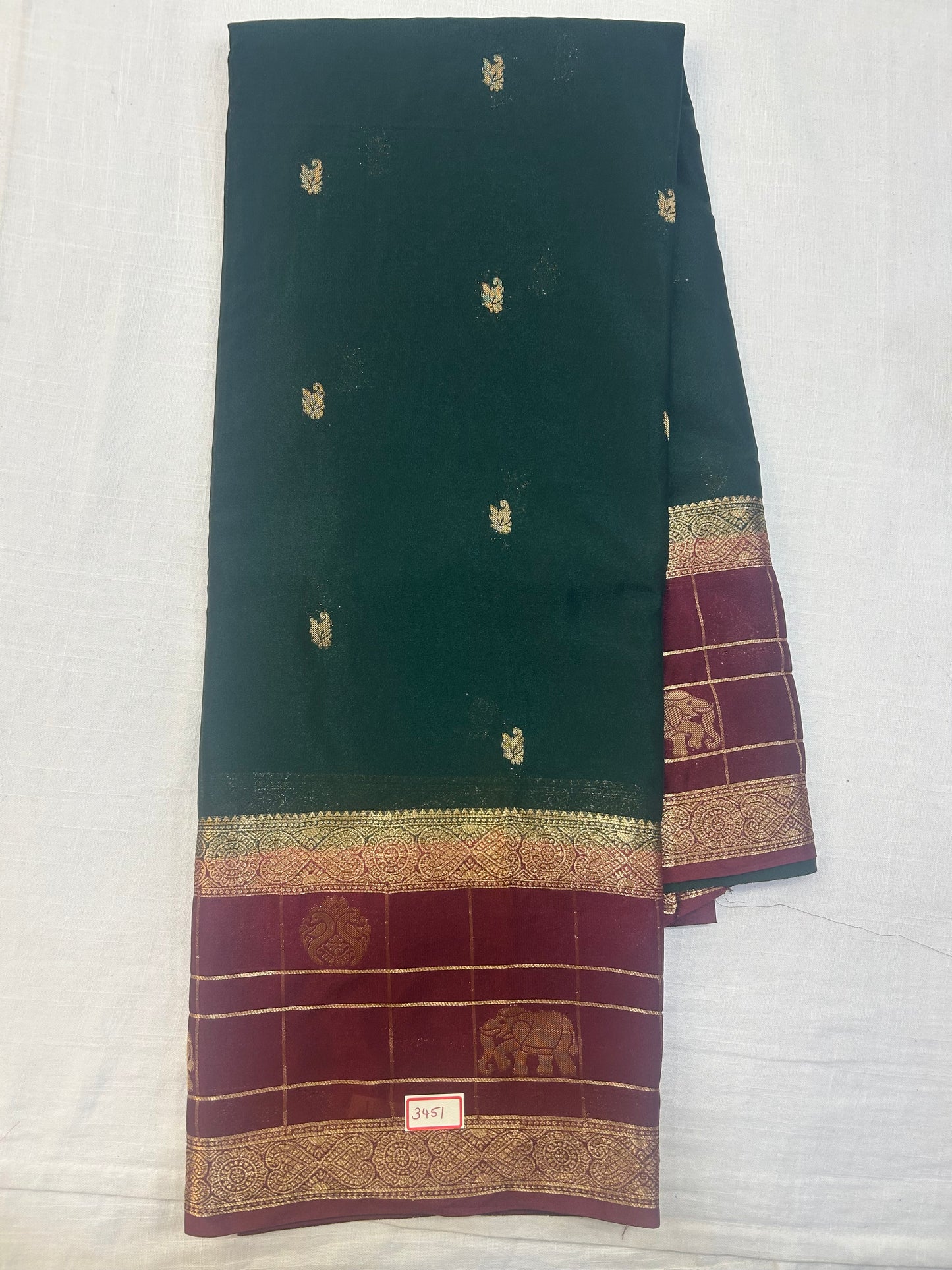 Mysore Crepe Gap borders Rich Pallu