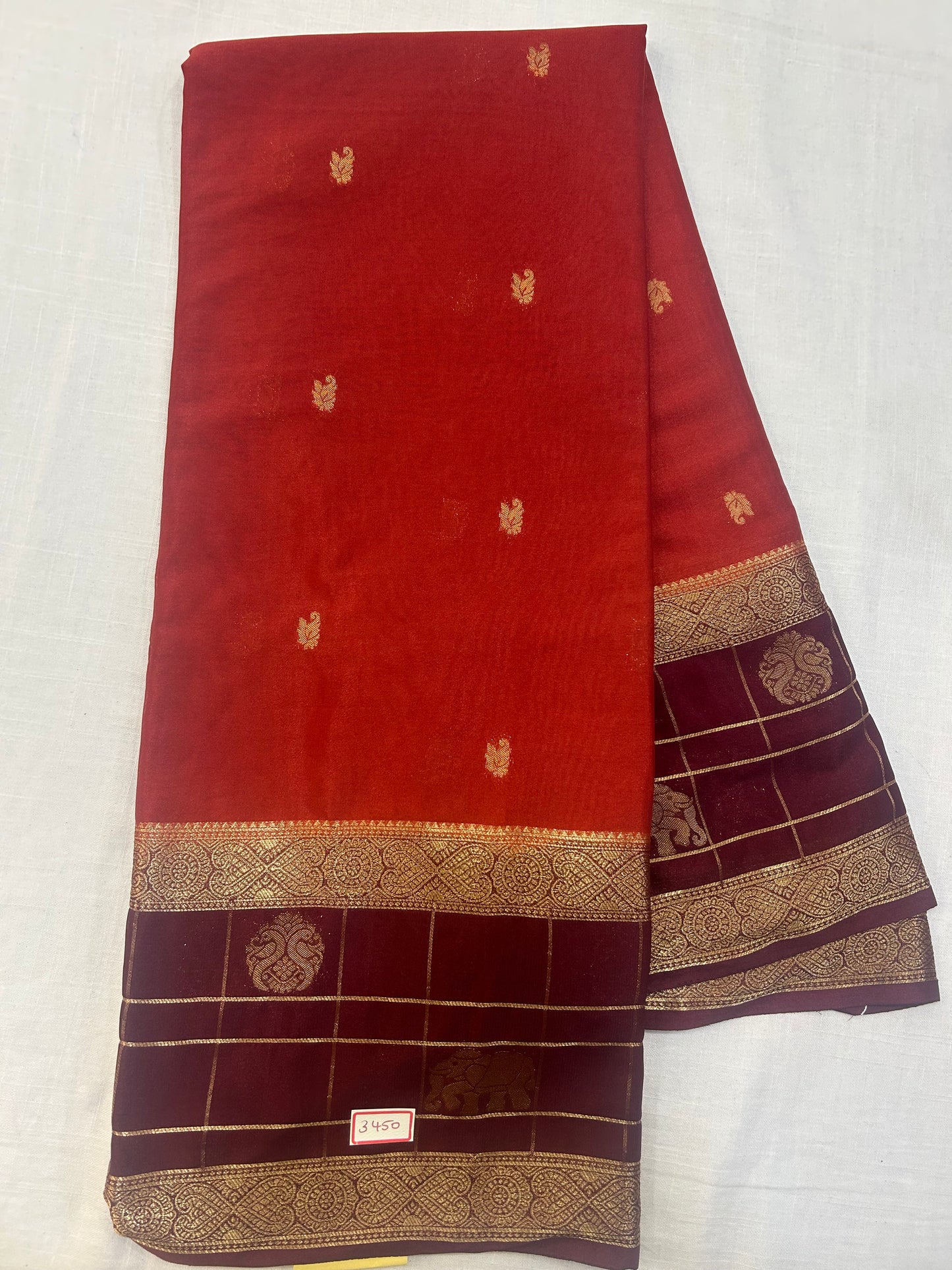 Mysore Crepe Gap borders Rich Pallu
