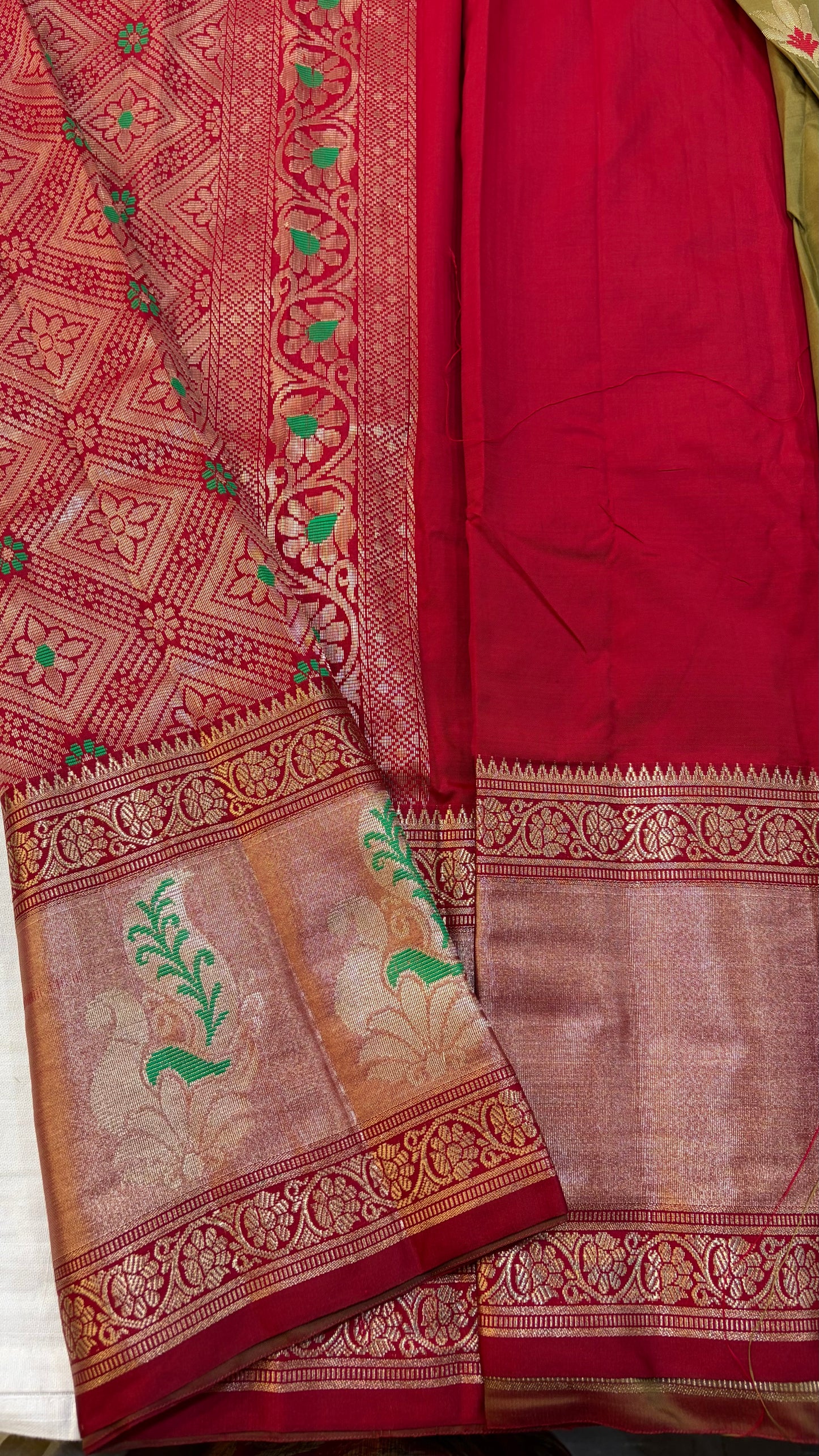 Kashika Pattu - Gadwal Tissue border