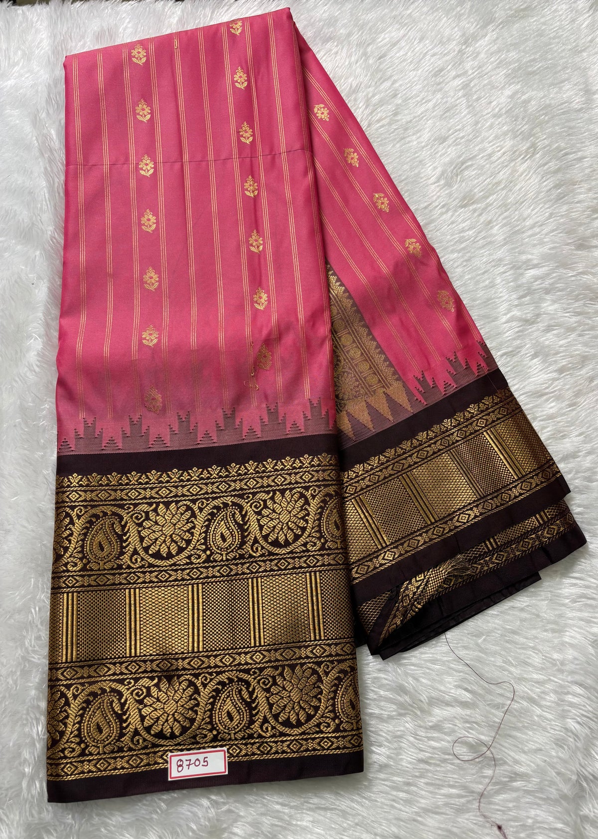 Semi Gadwal Silk Saree