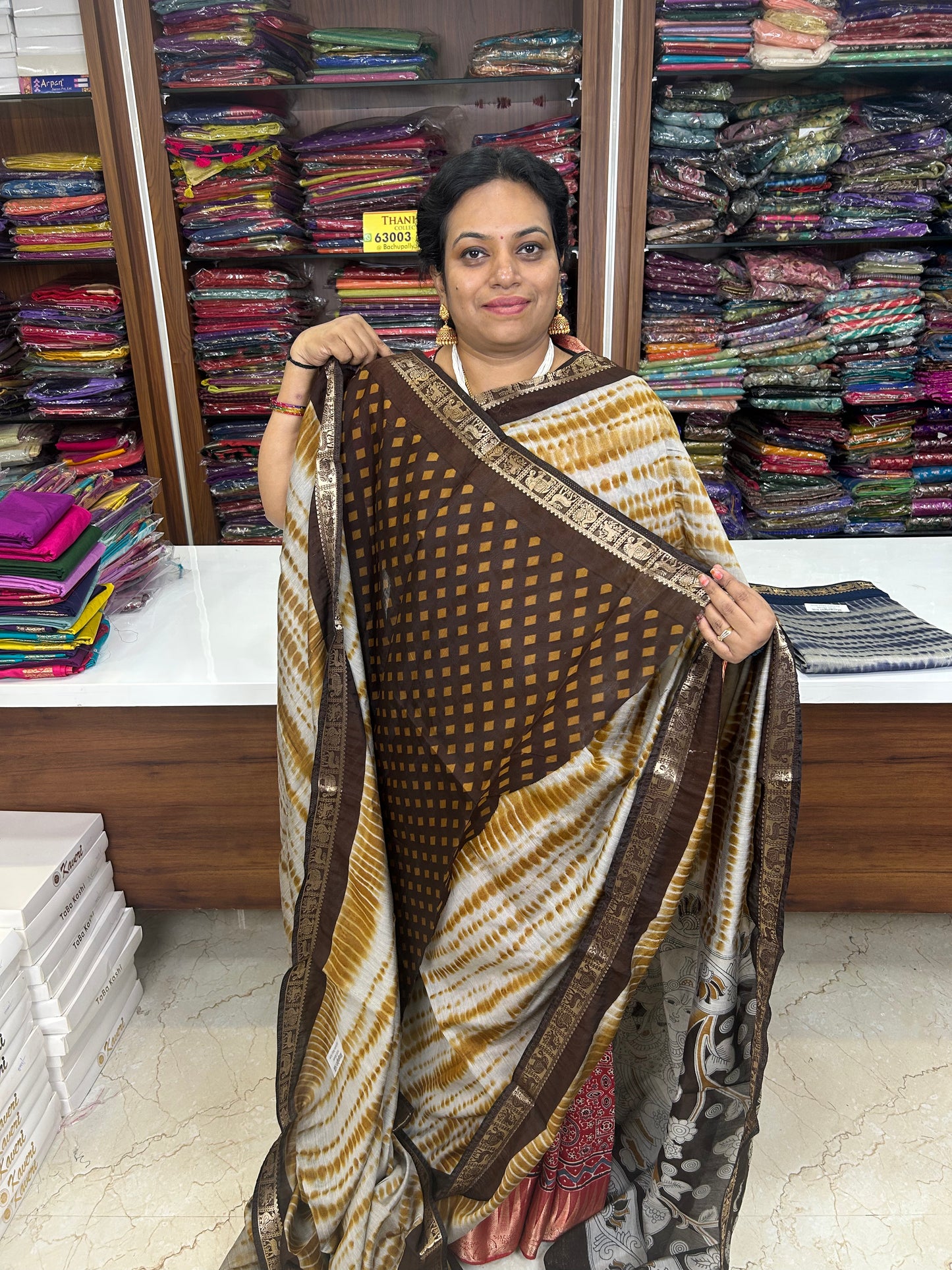 Maheshwari Silk Saree