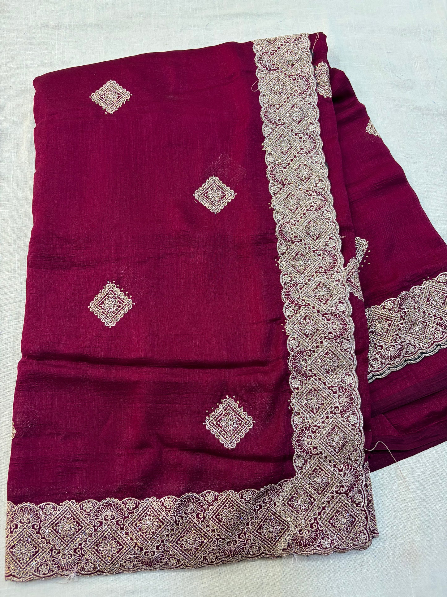 Georgette Embroidery Saree