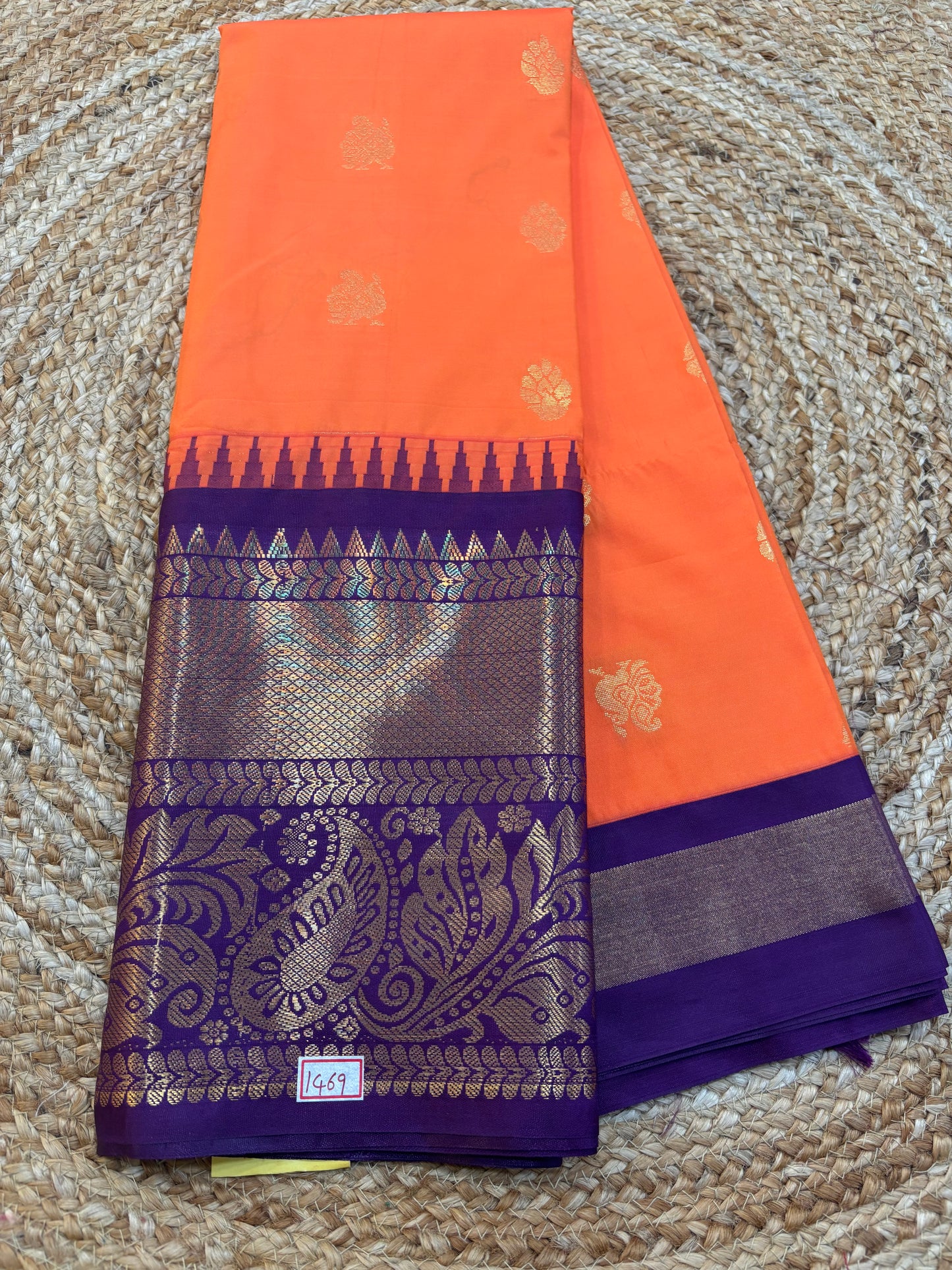 Semi Gadwal Silk Saree