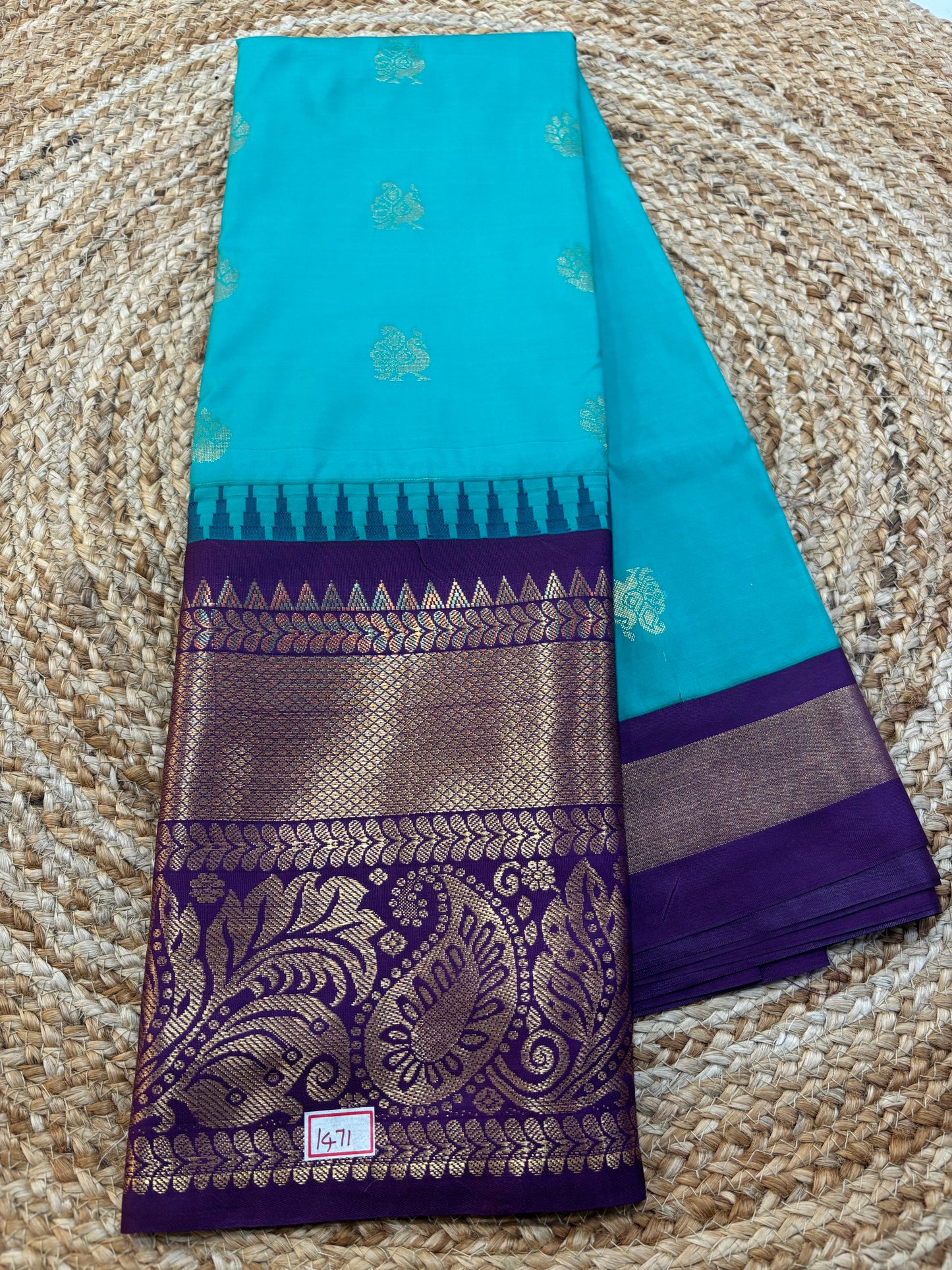 Semi Gadwal Silk Saree