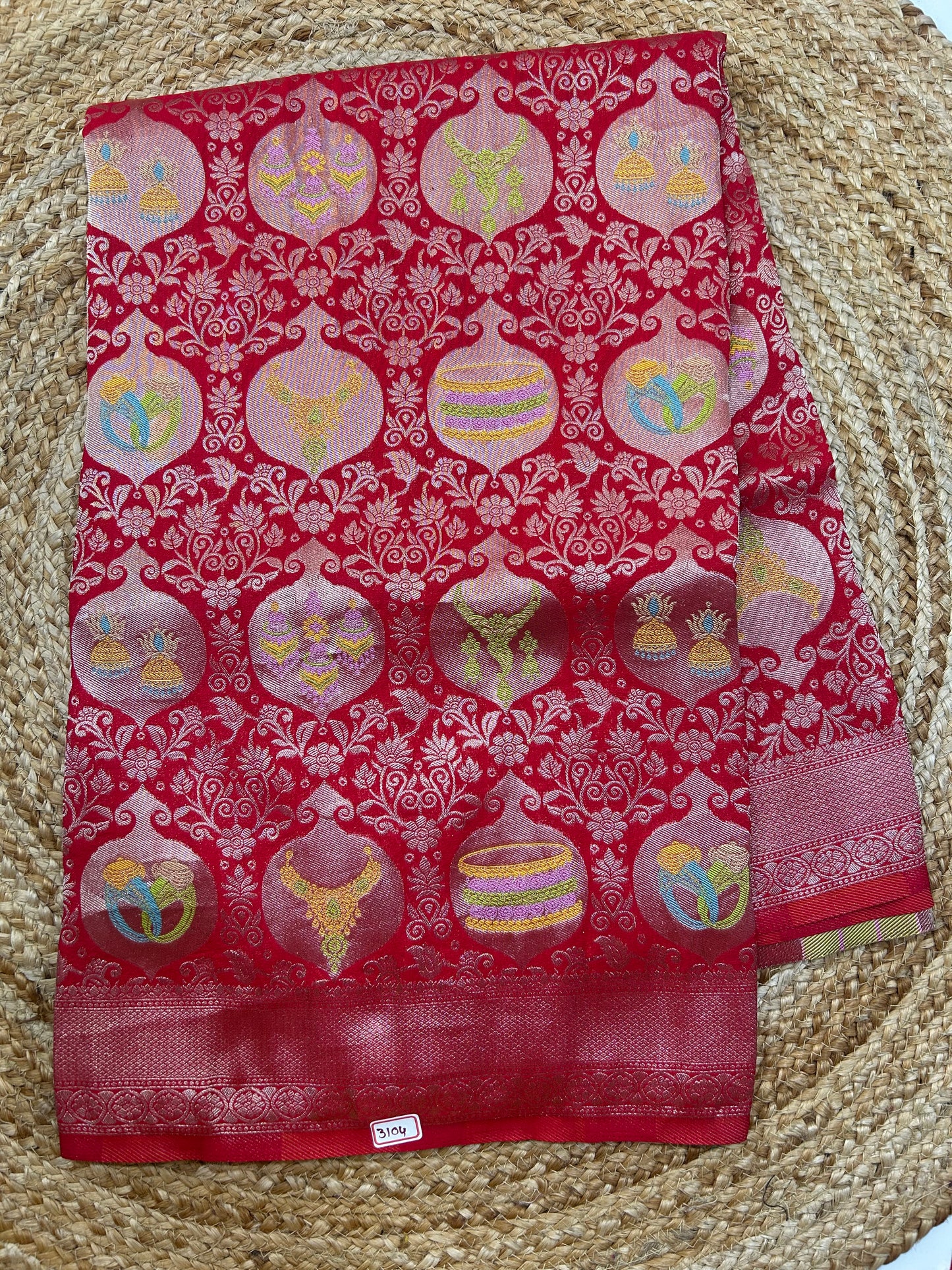 Banaras Georgette - necklace Theme Saree