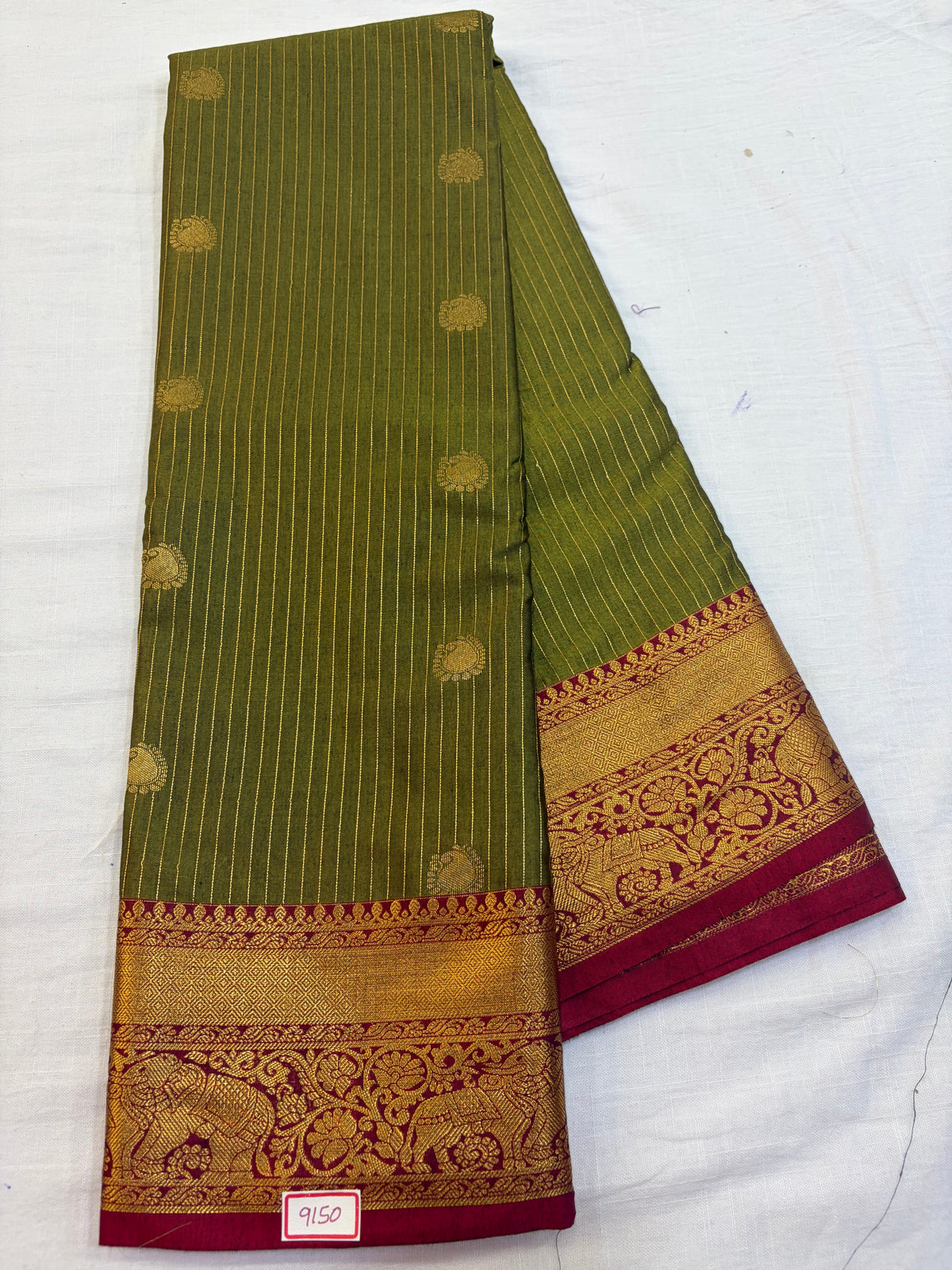 Semi Gadwal Sico Small border Saree