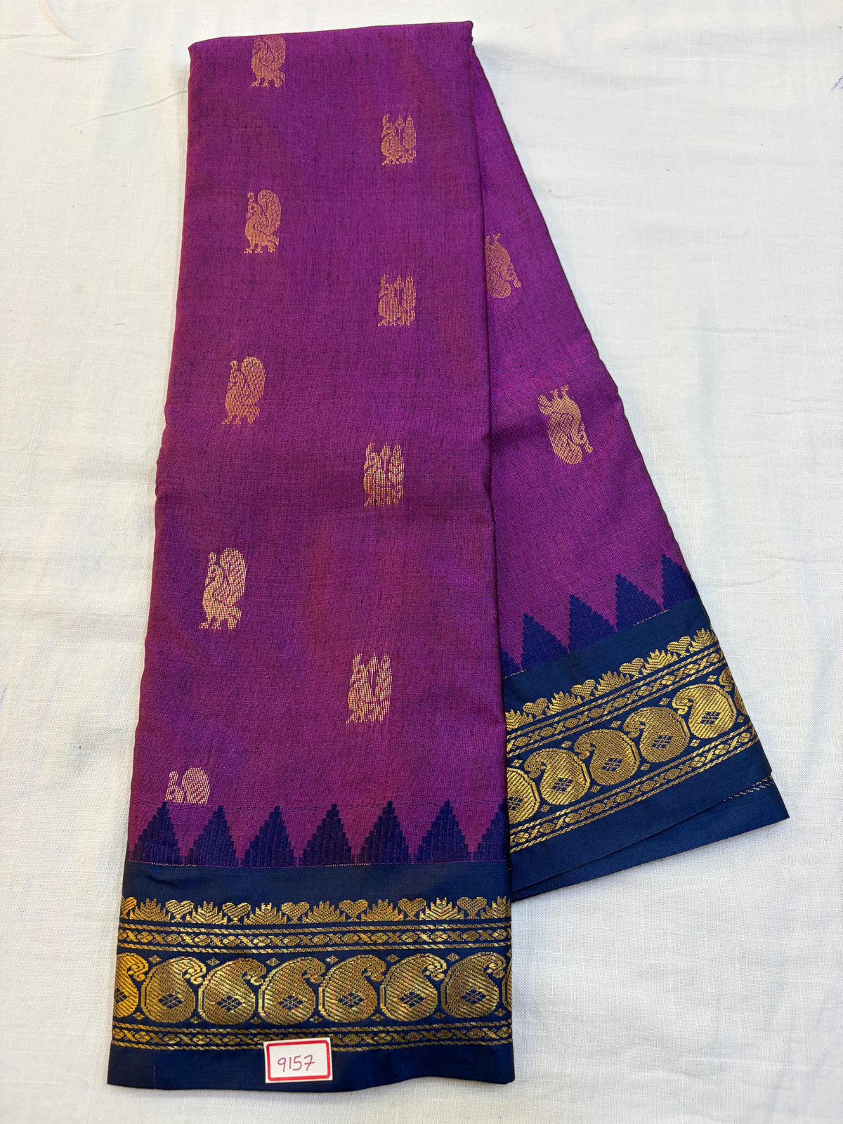 Semi Gadwal Sico Small border Saree