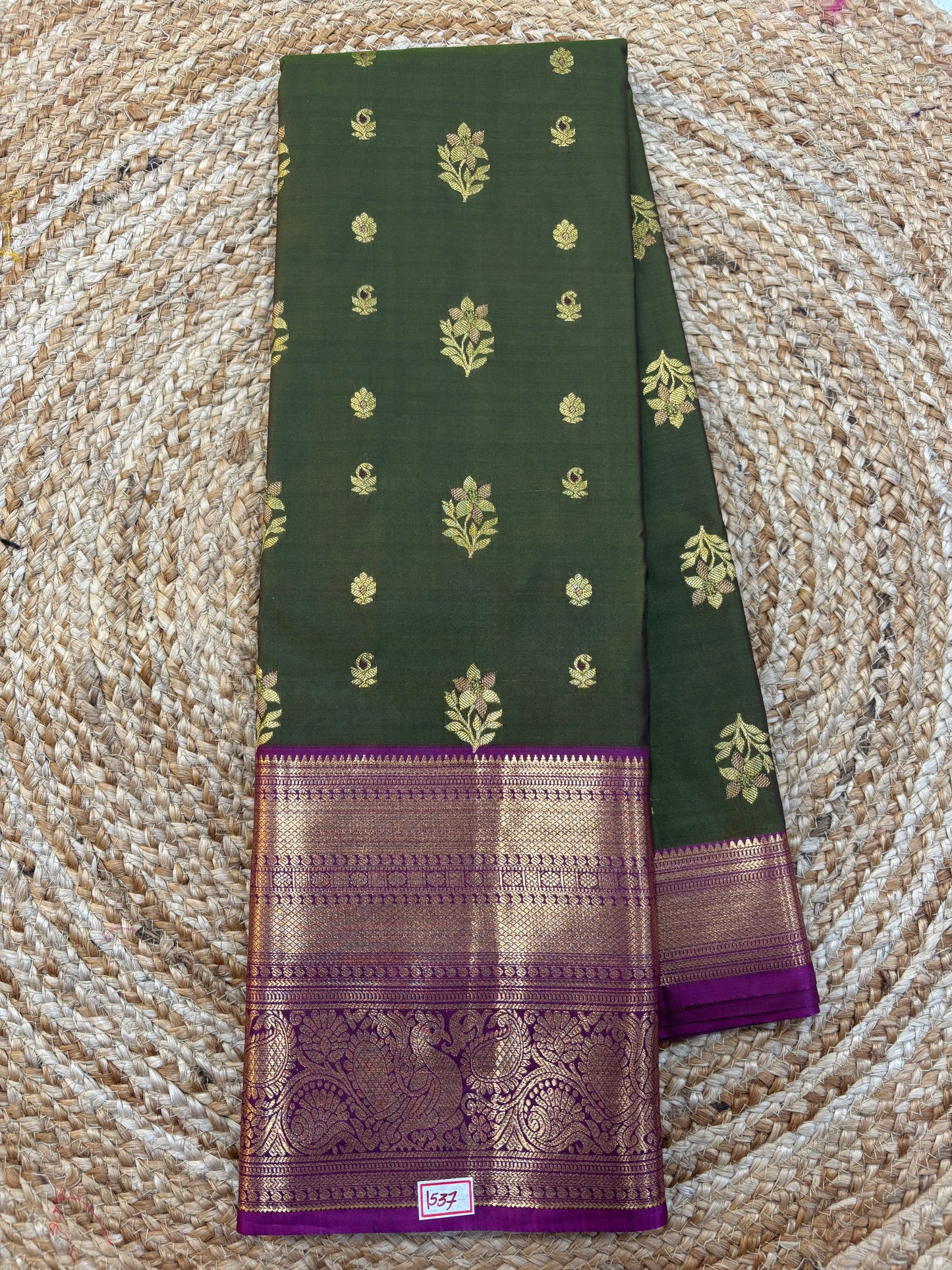 Semi Kanchi Butta Sarees