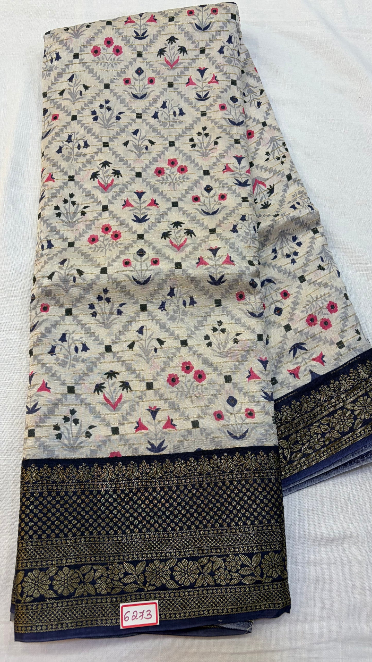 Pure Dola Silk Saree with heavy blouse