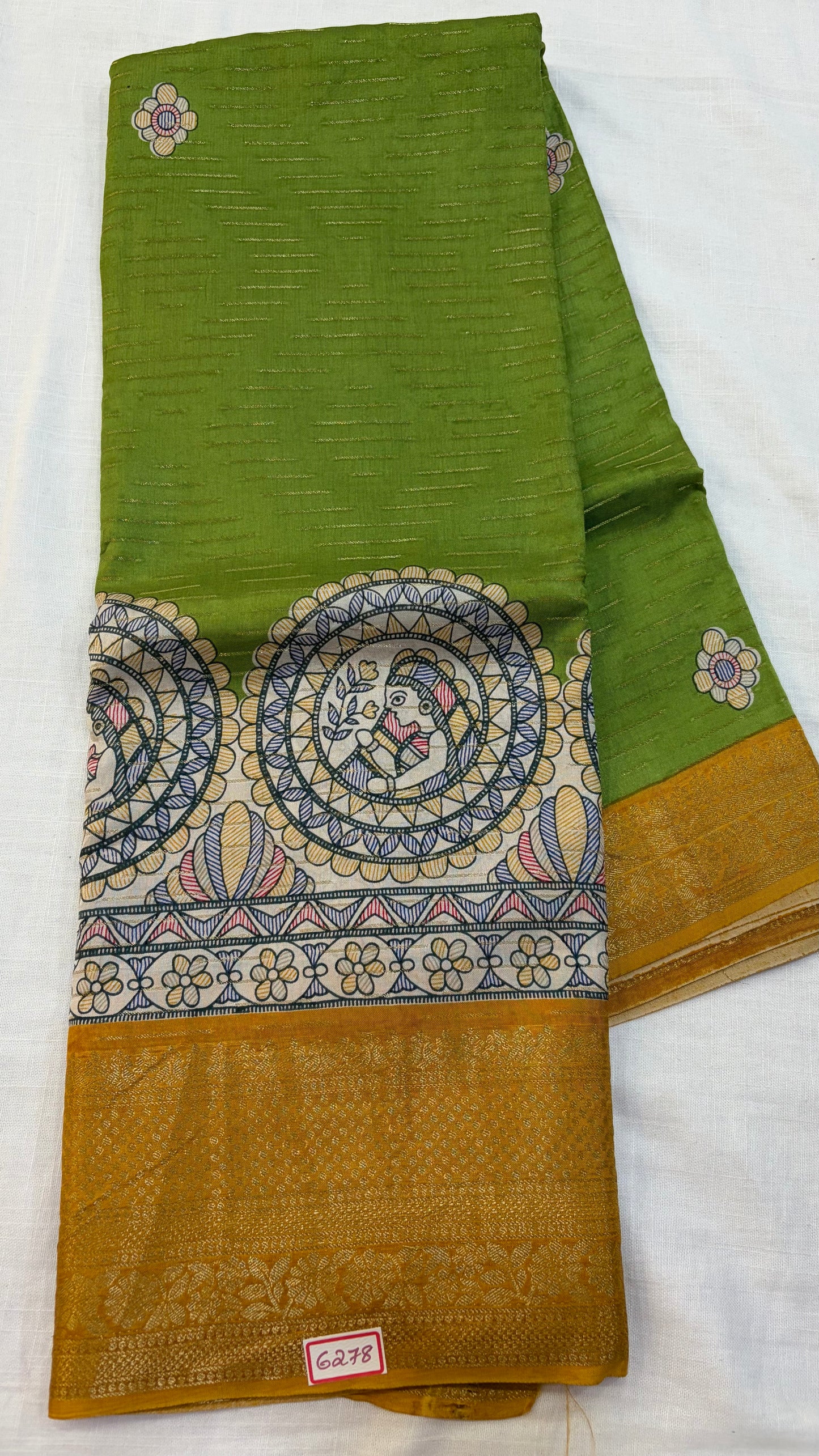 Pure Dola Silk Saree with heavy blouse