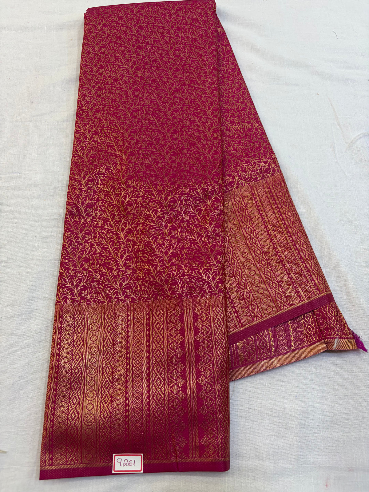 Semi Kanchi Pattu Saree - Pencil Work