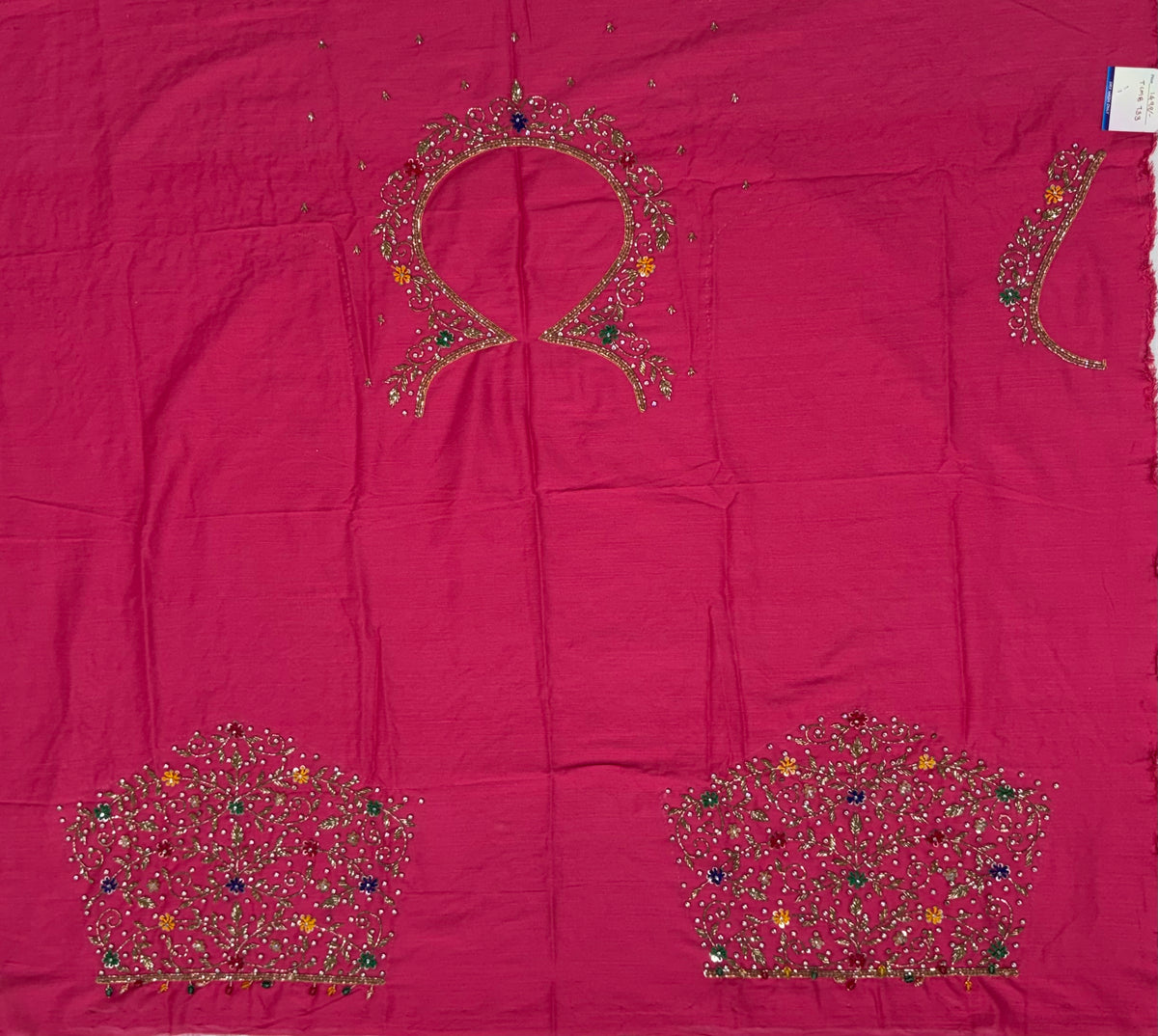 Raw Silk Maggam Work Blouse