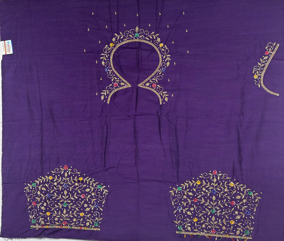 Raw Silk Maggam Work Blouse