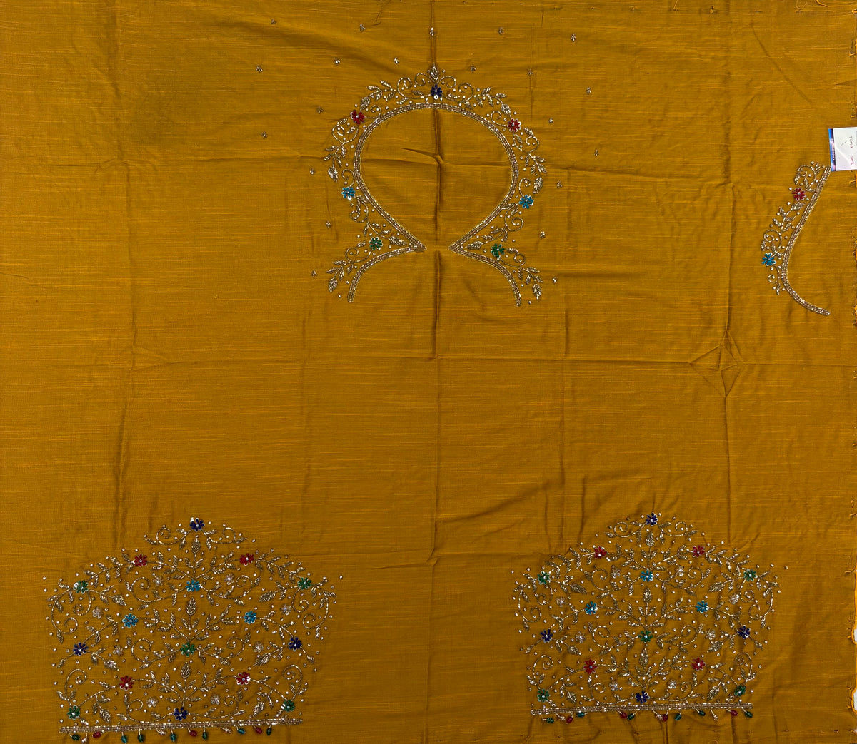 Raw Silk Maggam Work Blouse