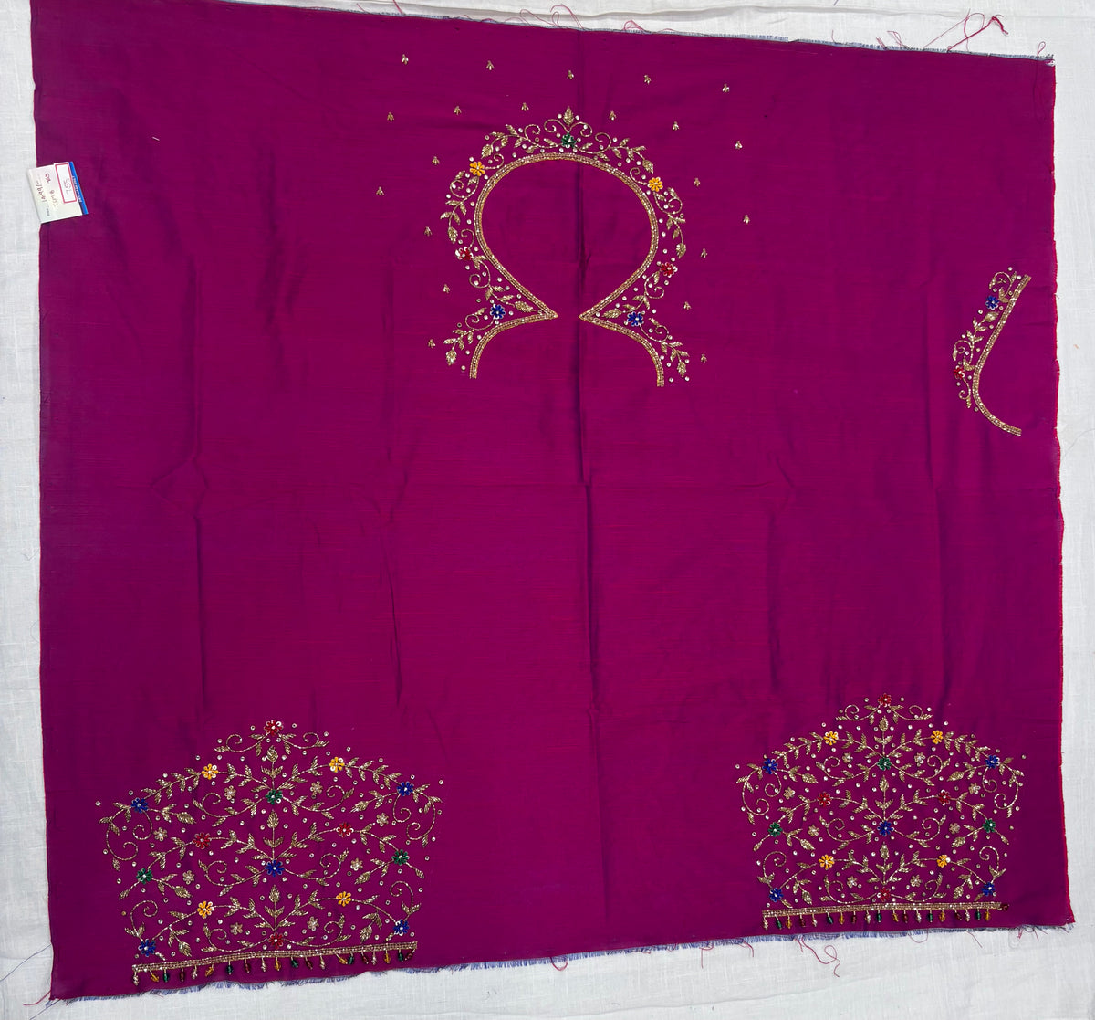 Raw Silk Maggam Work Blouse