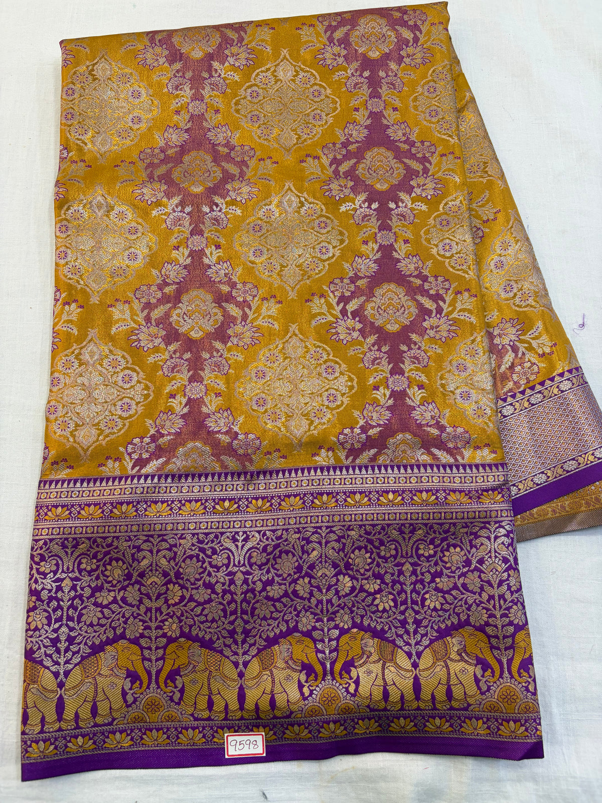 Semi Kanchi Meenakari Pattu Saree